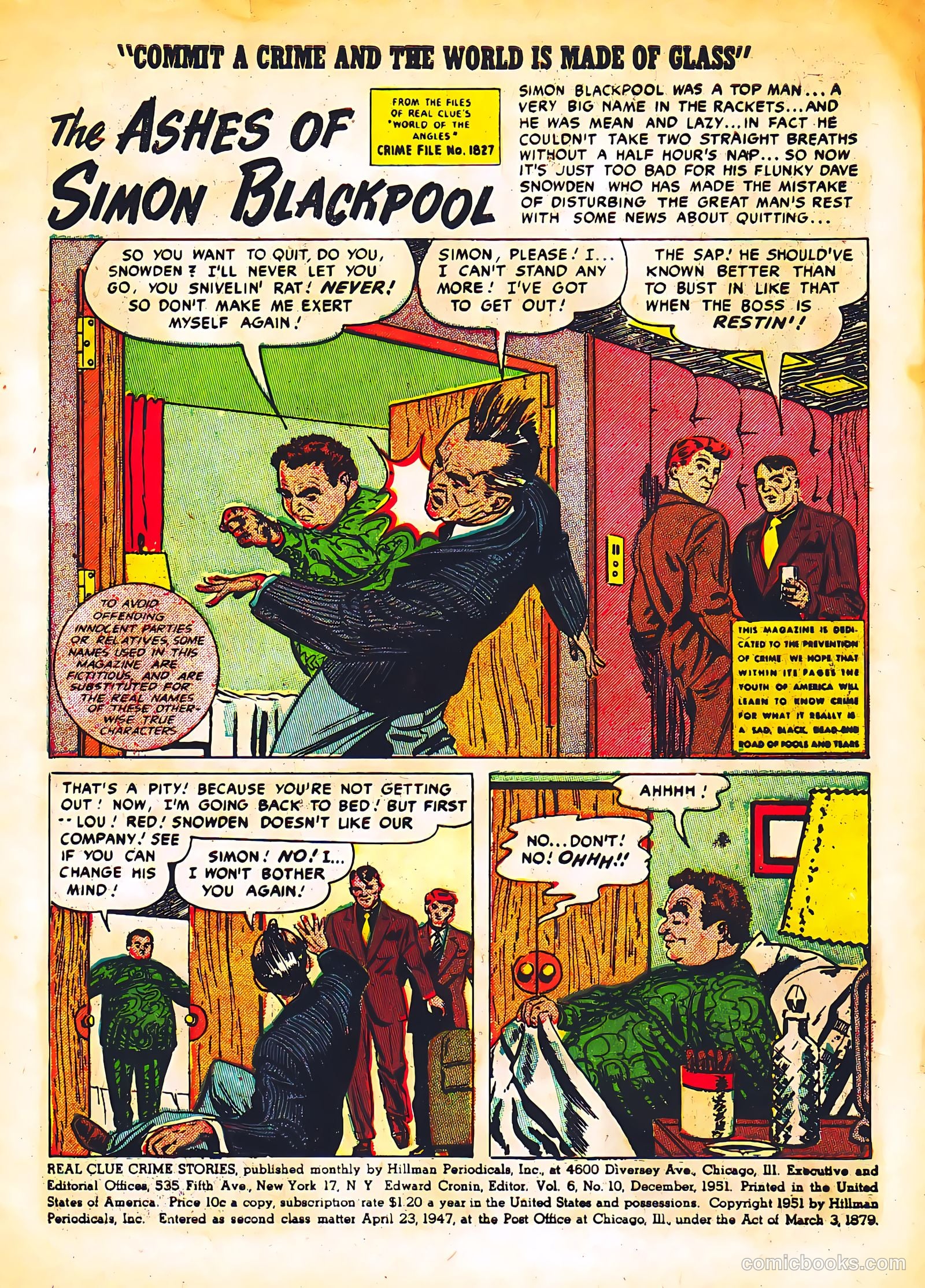 Real Clue Crime Stories v6 #10 — page 3 of 52