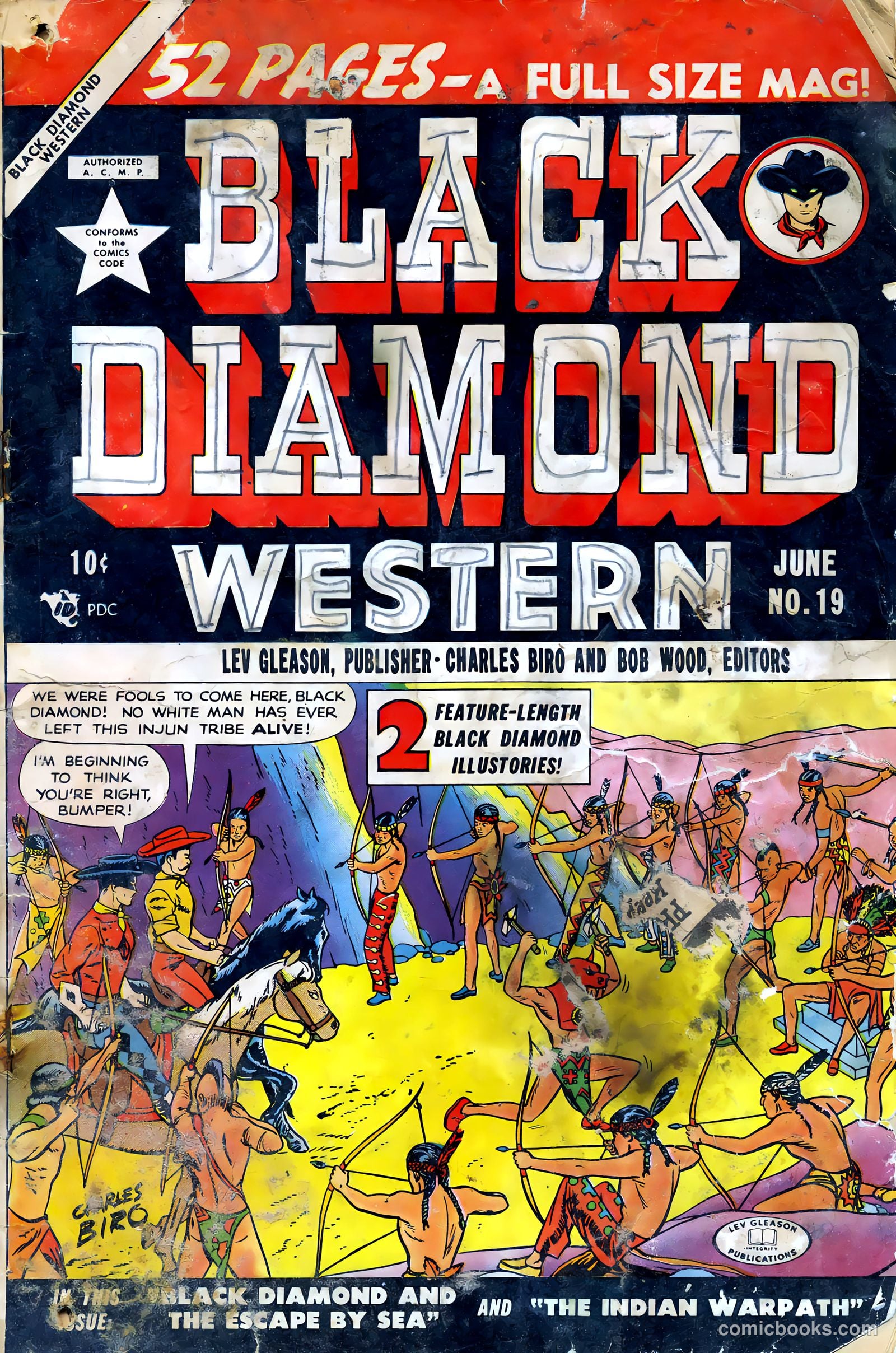 Black Diamond Western #19 cover