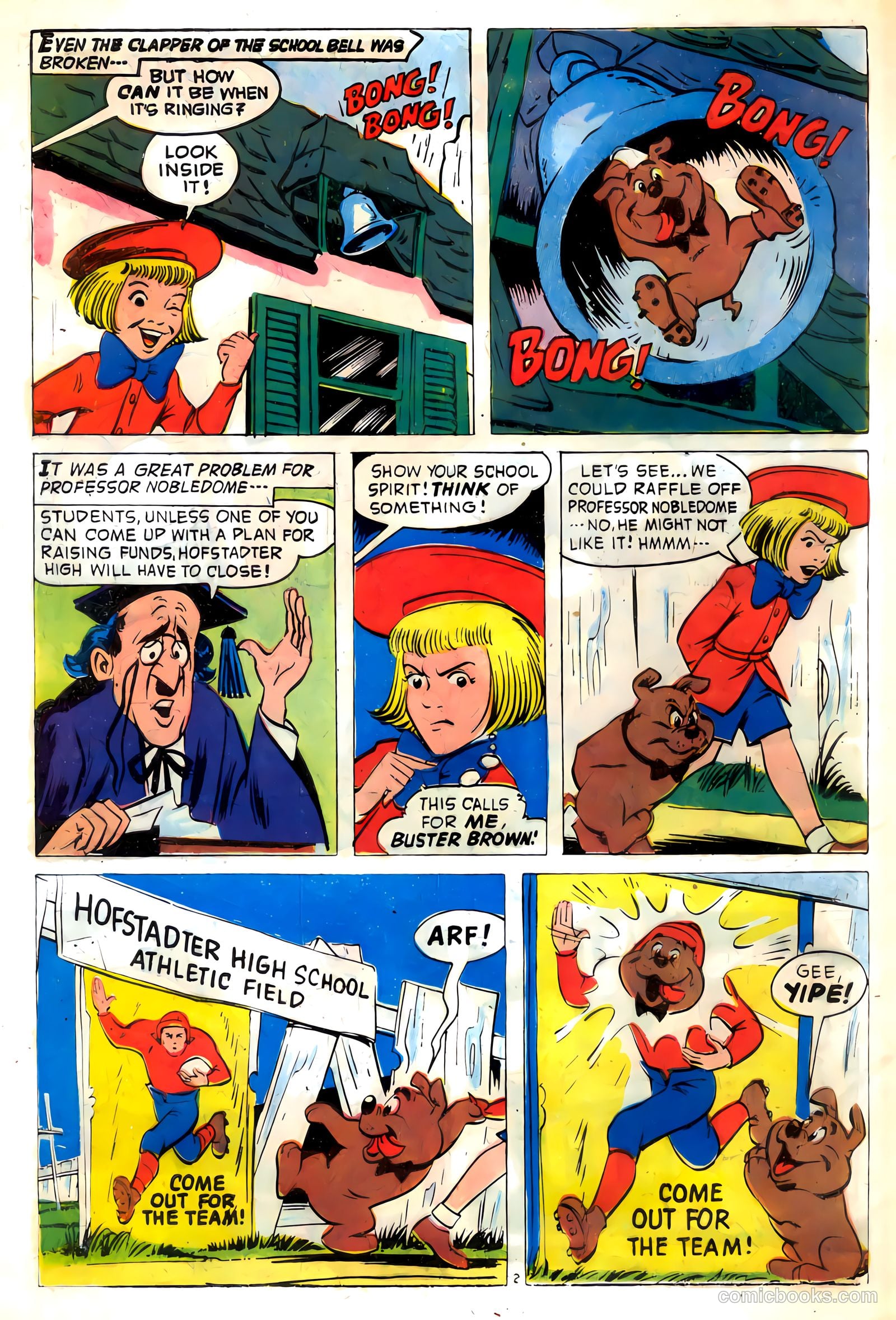 Buster Brown Makes The Team #nn (1959) — page 4 of 20