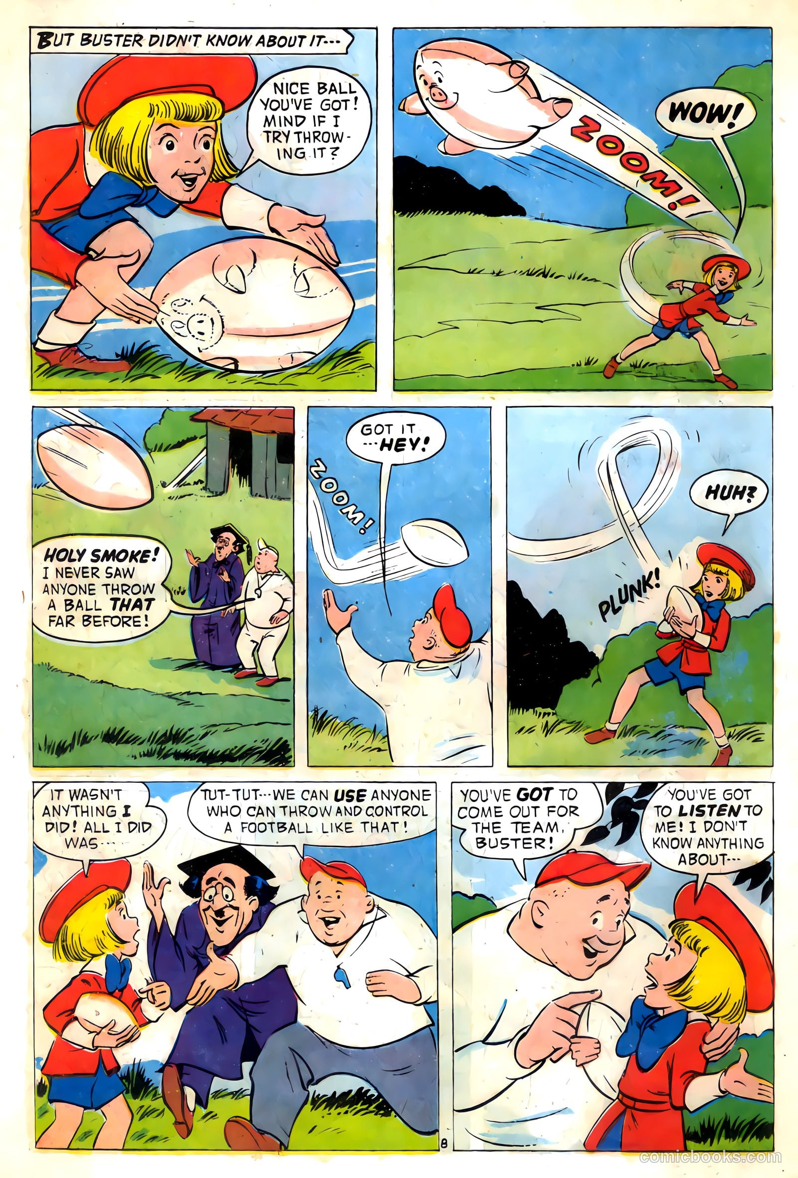 Buster Brown Makes The Team #nn (1959) — page 10 of 20