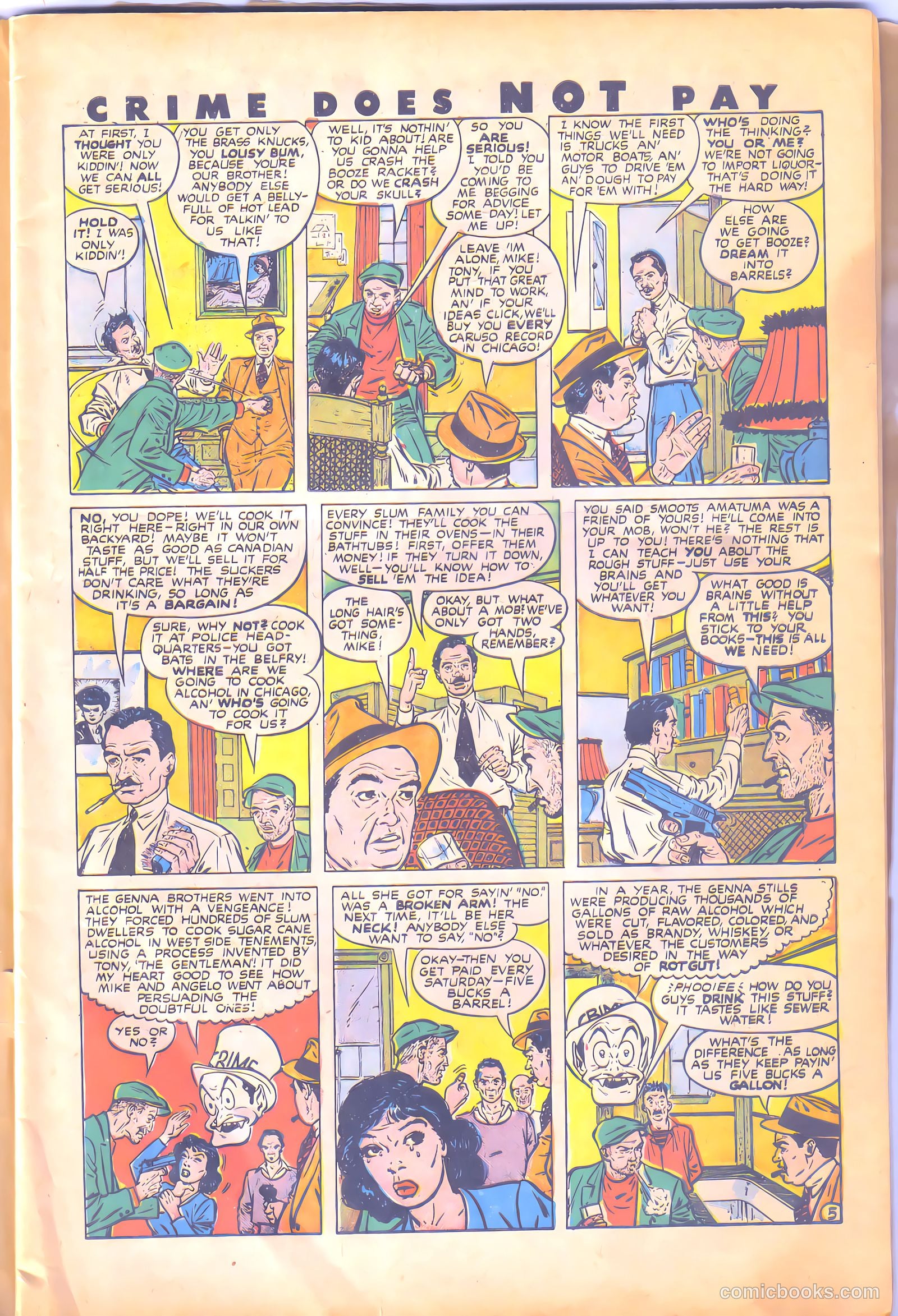 Crime Does Not Pay #66 (1942) — page 8 of 54