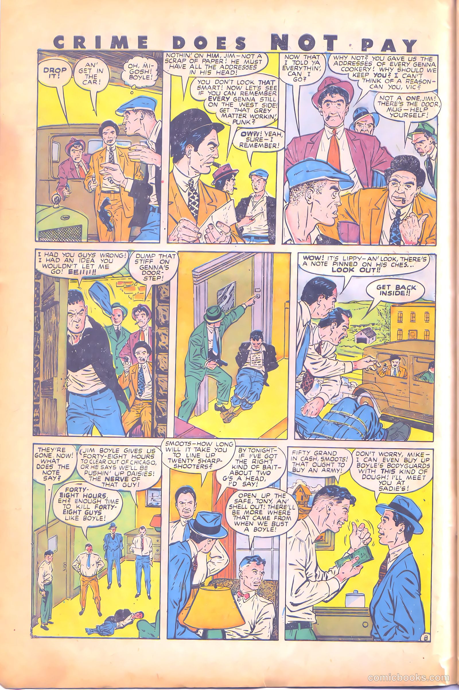 Crime Does Not Pay #66 (1942) — page 11 of 54