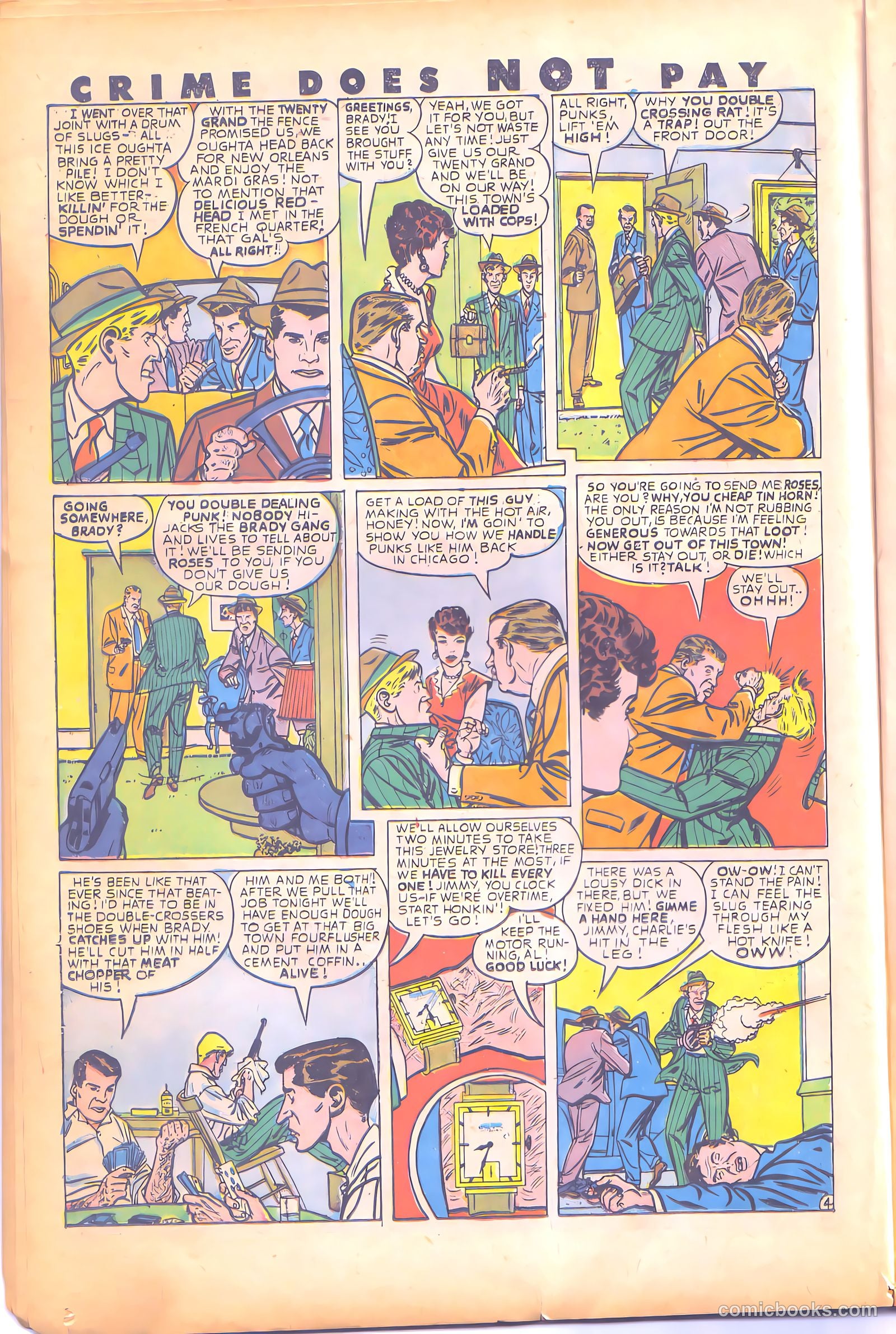 Crime Does Not Pay #66 (1942) — page 23 of 54