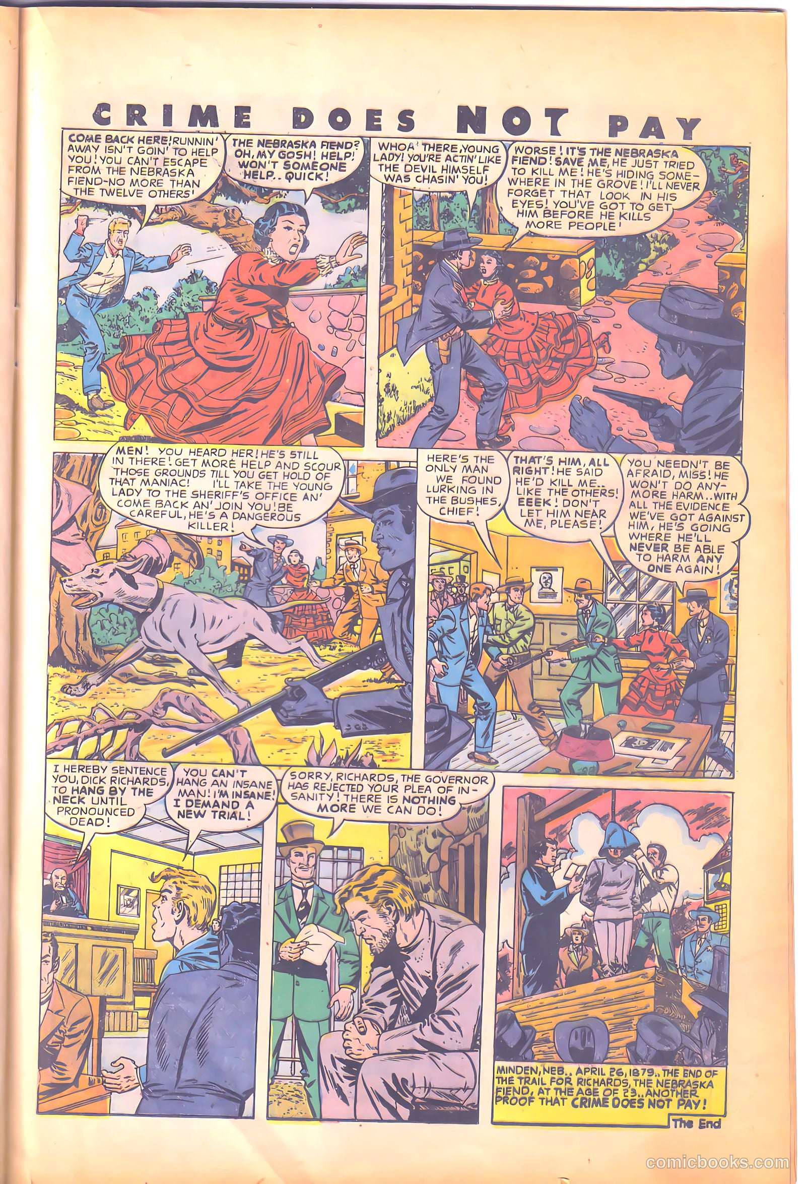 Crime Does Not Pay #66 (1942) — page 36 of 54
