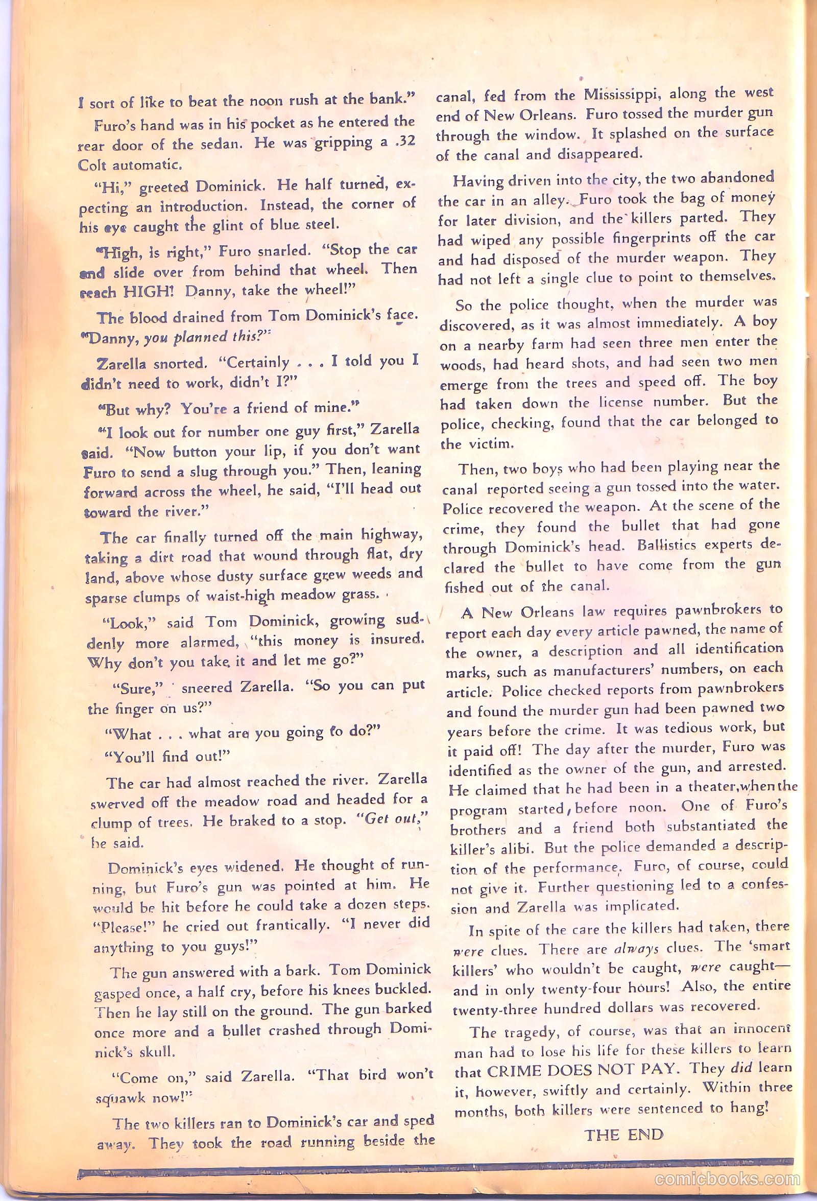 Crime Does Not Pay #66 (1942) — page 39 of 54