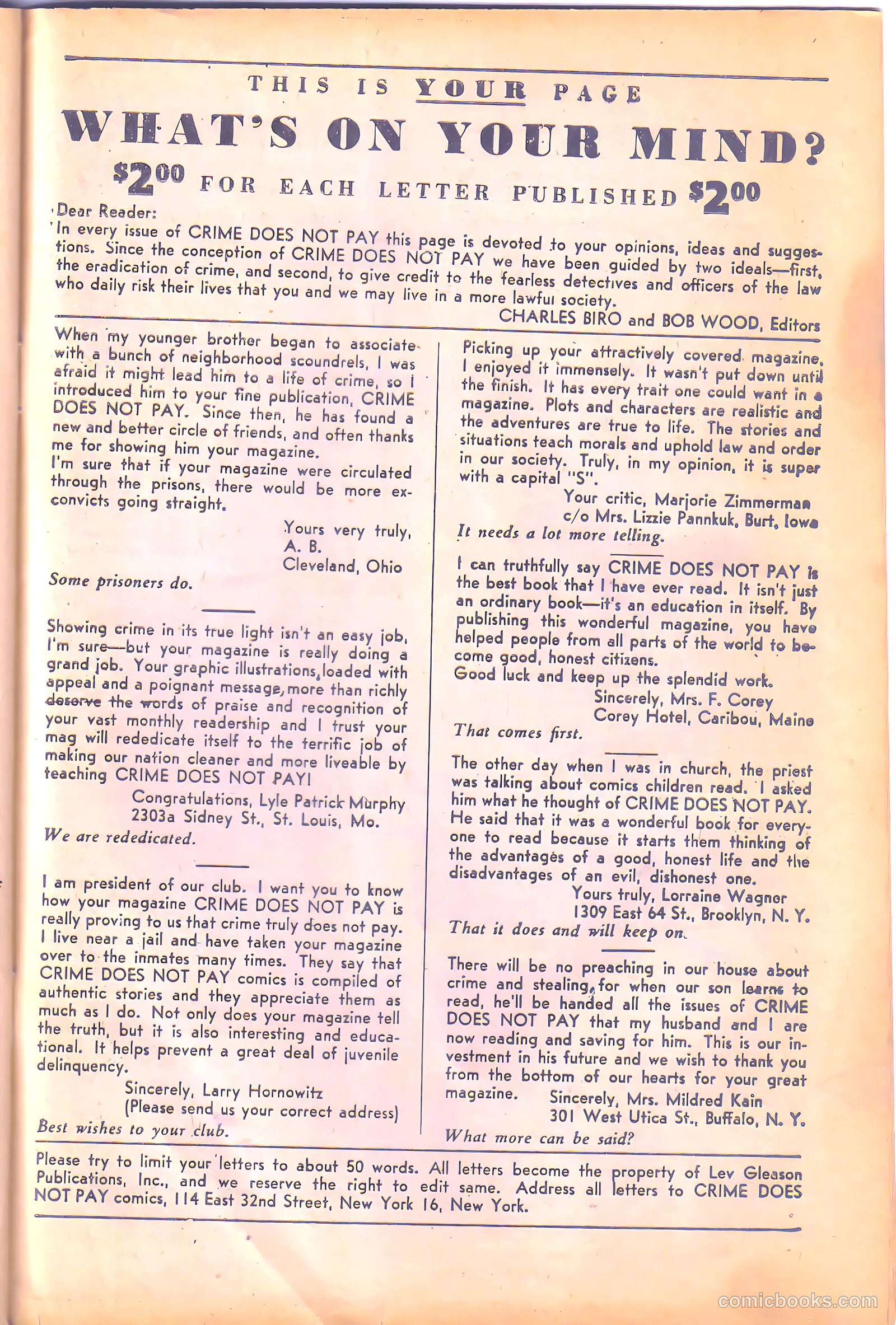 Crime Does Not Pay #66 (1942) — page 40 of 54