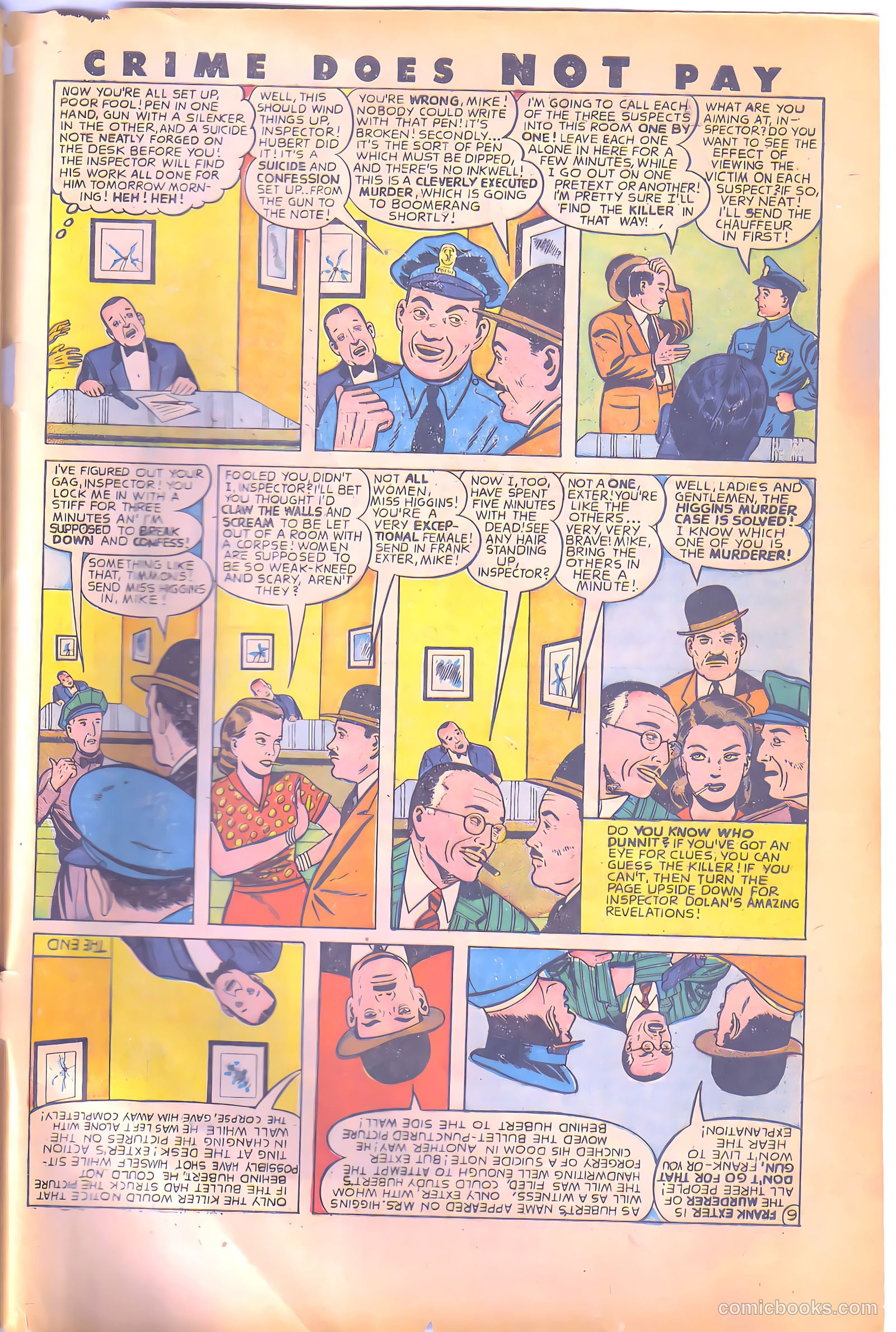 Crime Does Not Pay #66 (1942) — page 50 of 54