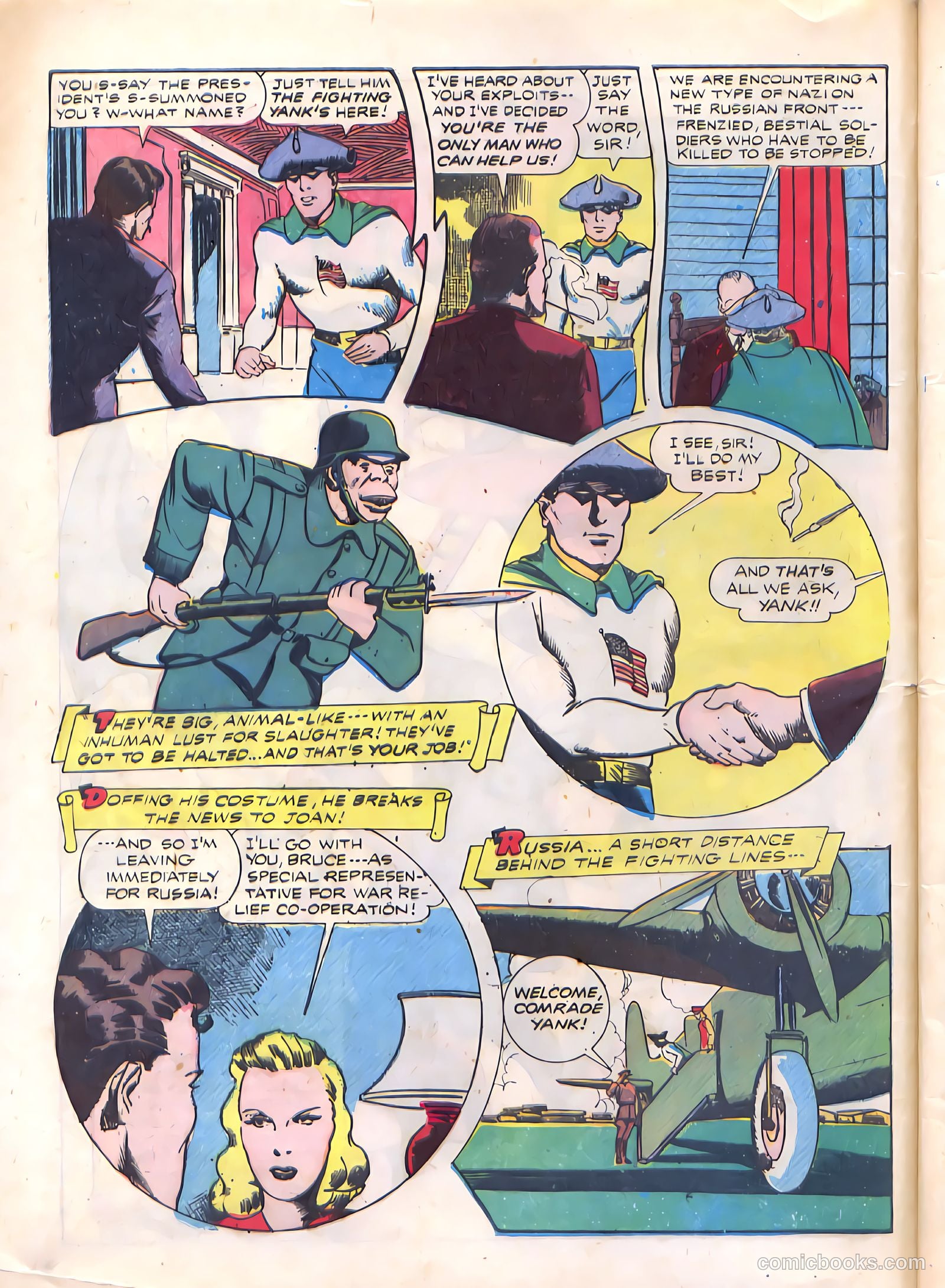 Startling Comics #24 (1940) — page 3 of 58
