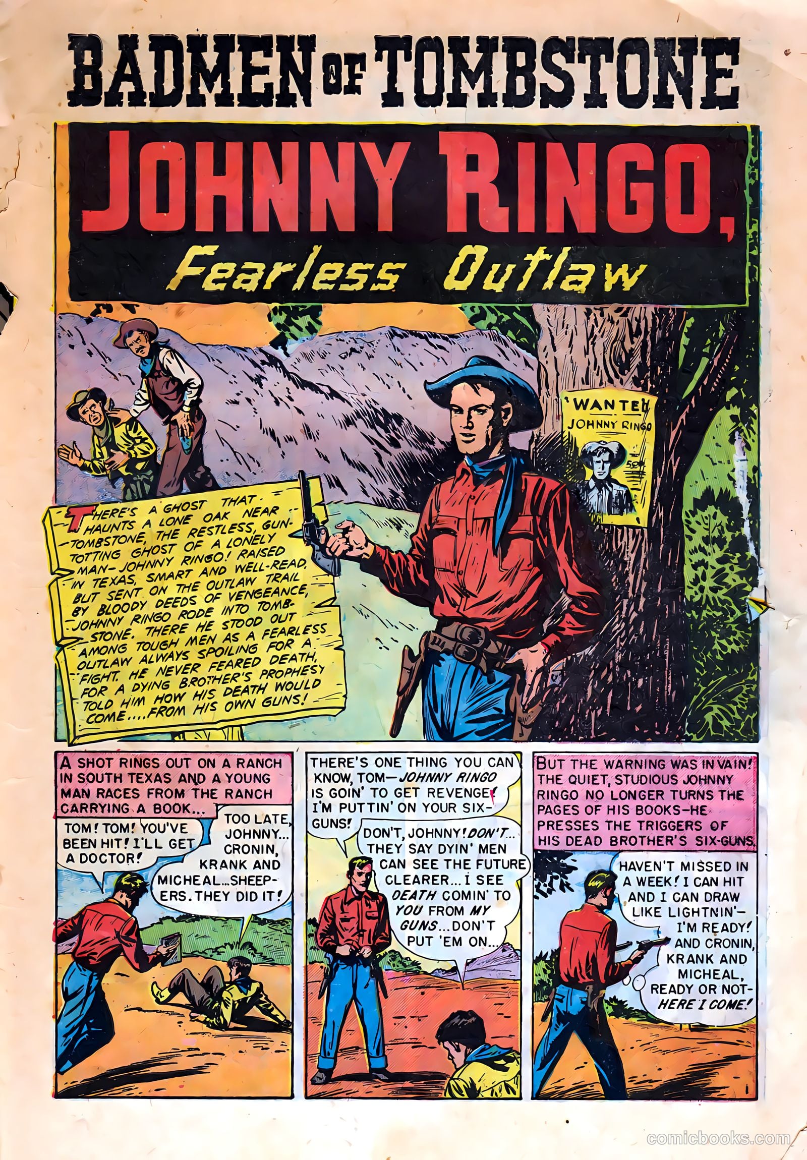 Badmen of Tombstone #nn (1950) — page 3 of 36