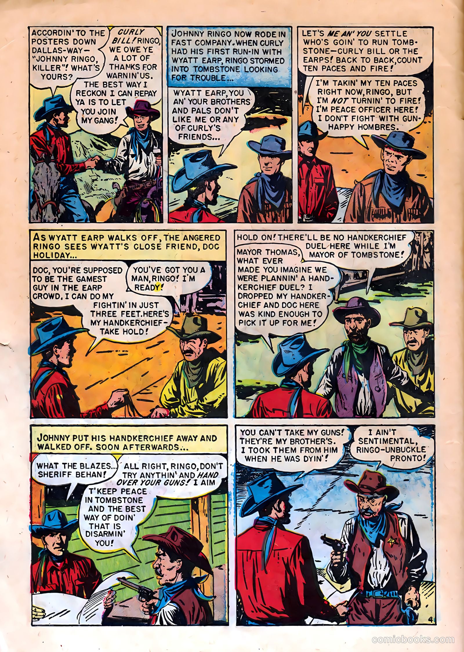 Badmen of Tombstone #nn (1950) — page 6 of 36