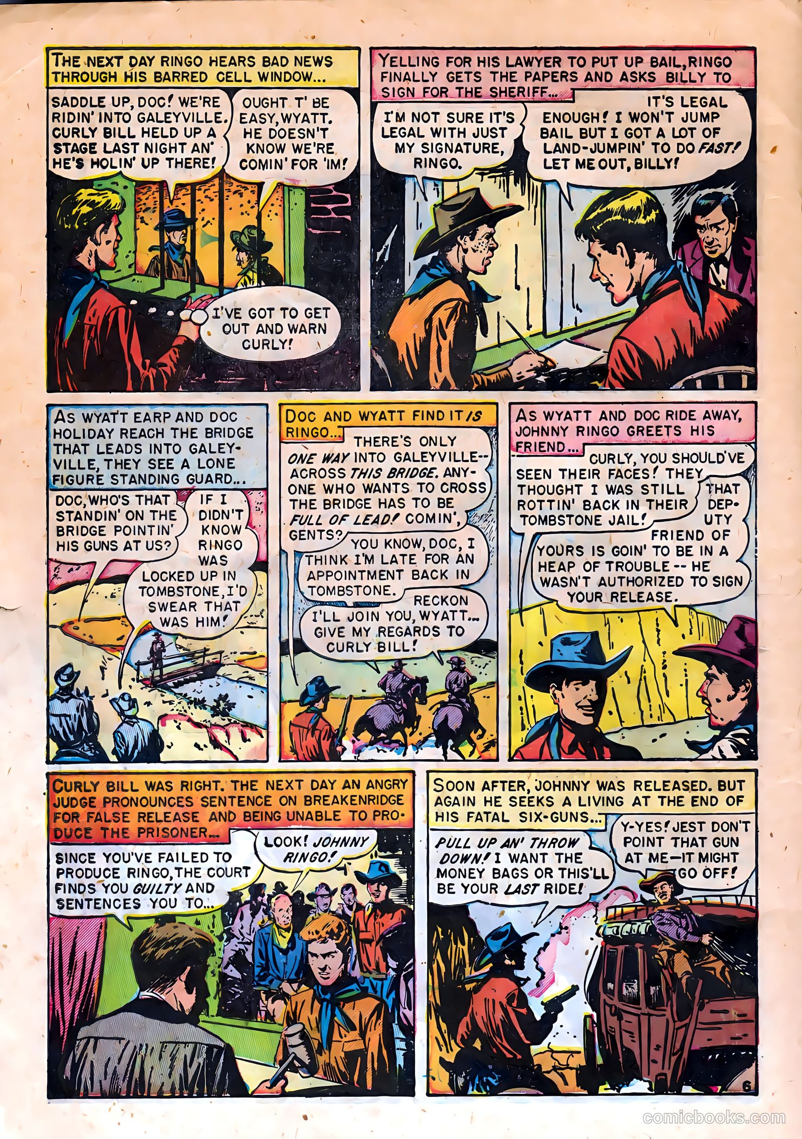 Badmen of Tombstone #nn (1950) — page 8 of 36