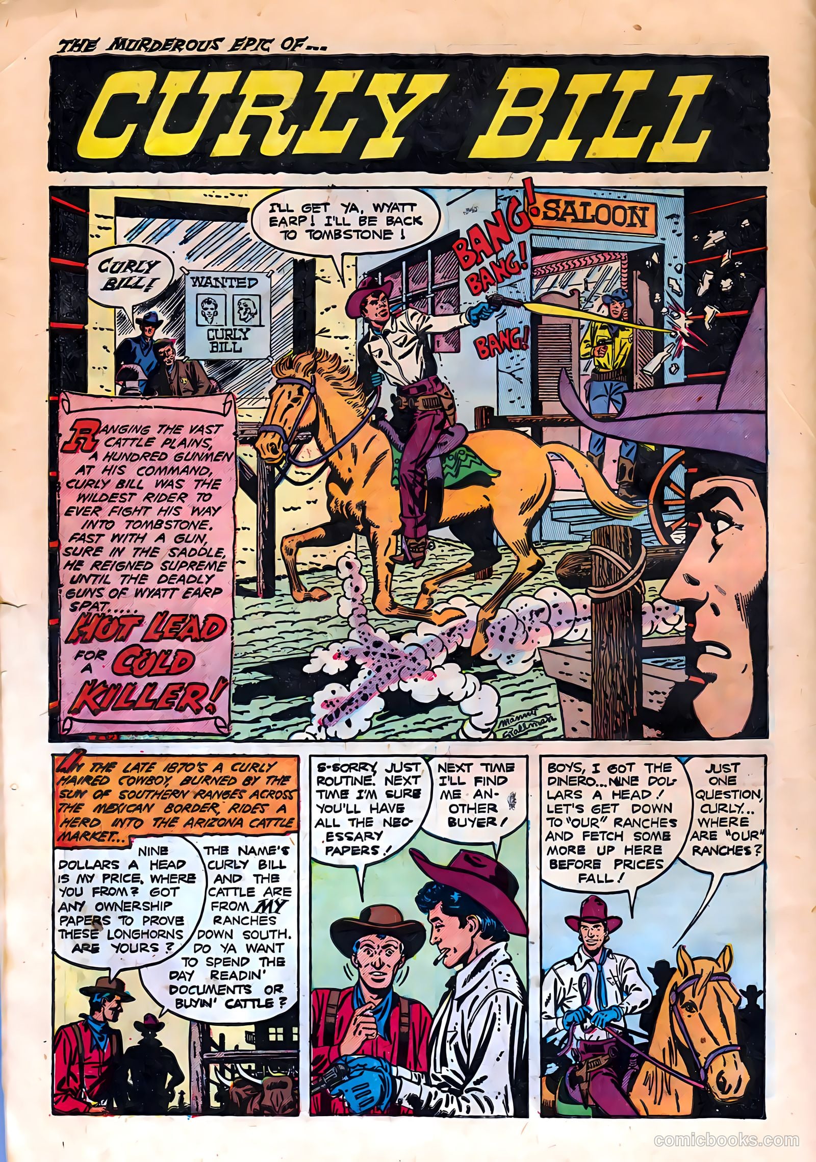 Badmen of Tombstone #nn (1950) — page 10 of 36