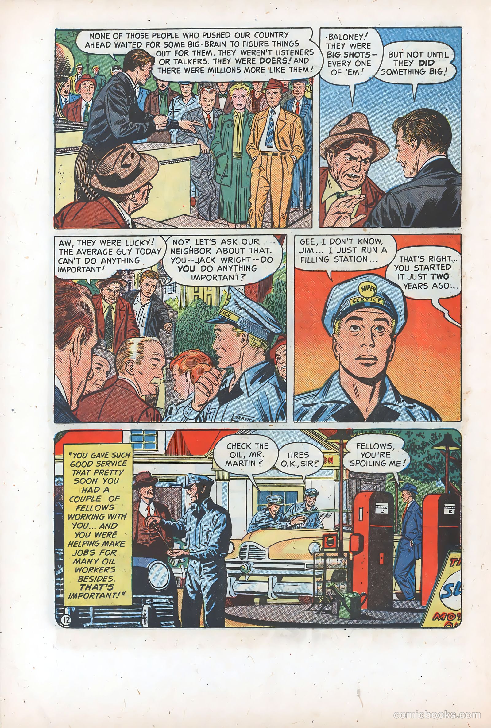 Watch Out for Big Talk! #1 (1950) — page 12 of 16