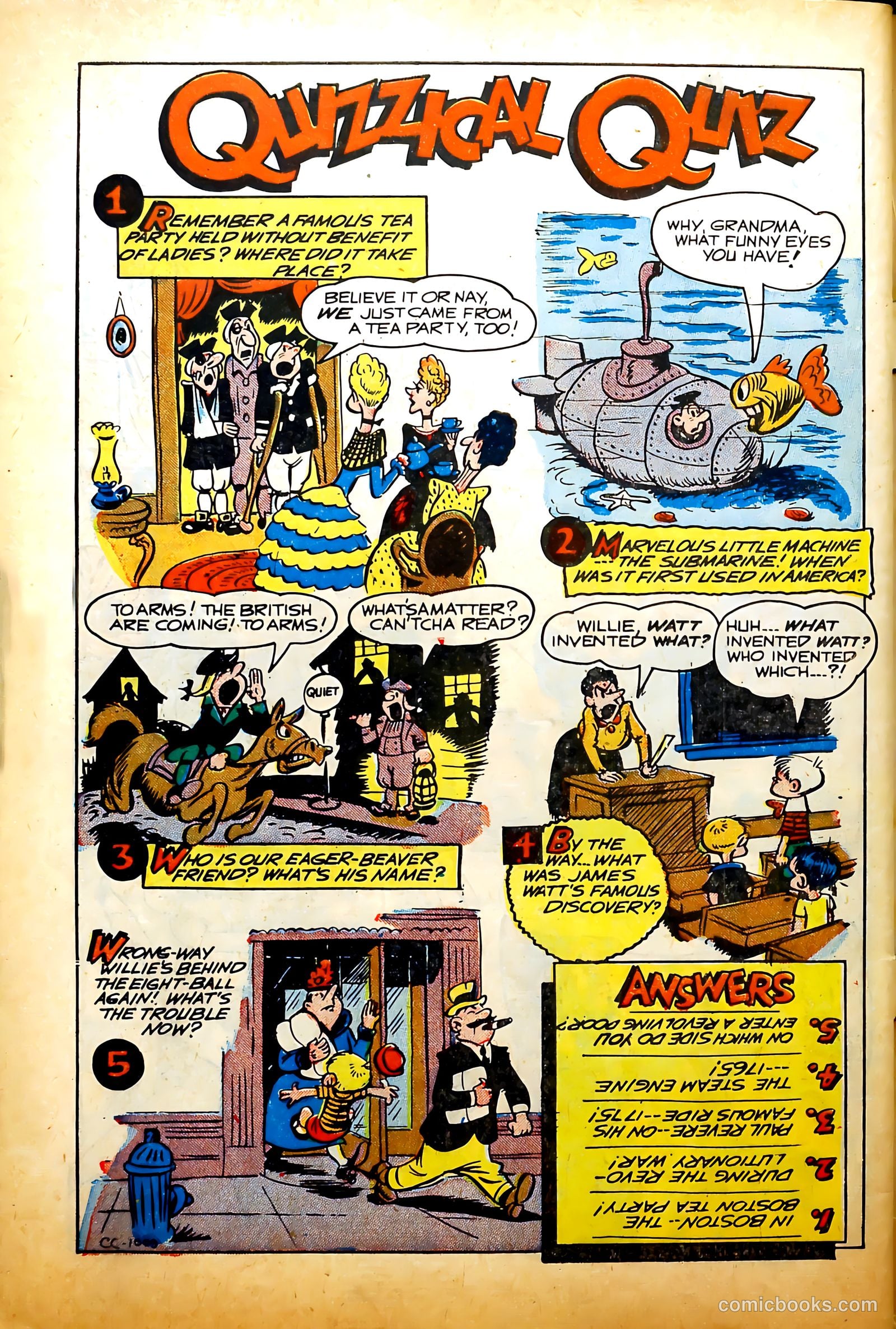 America's Best Comics #28 (1942) — page 50 of 51