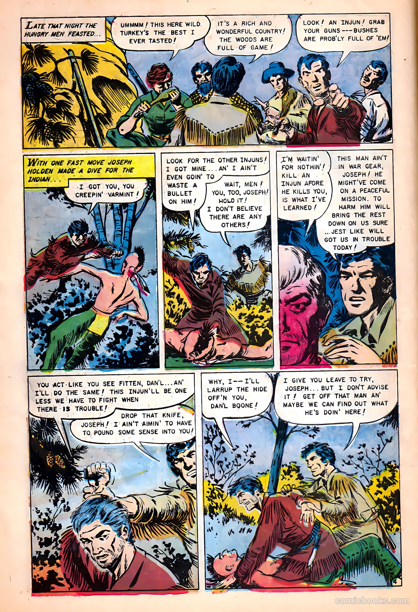 Heroes of the Wild Frontier #1 (1956) — page 6 of 36