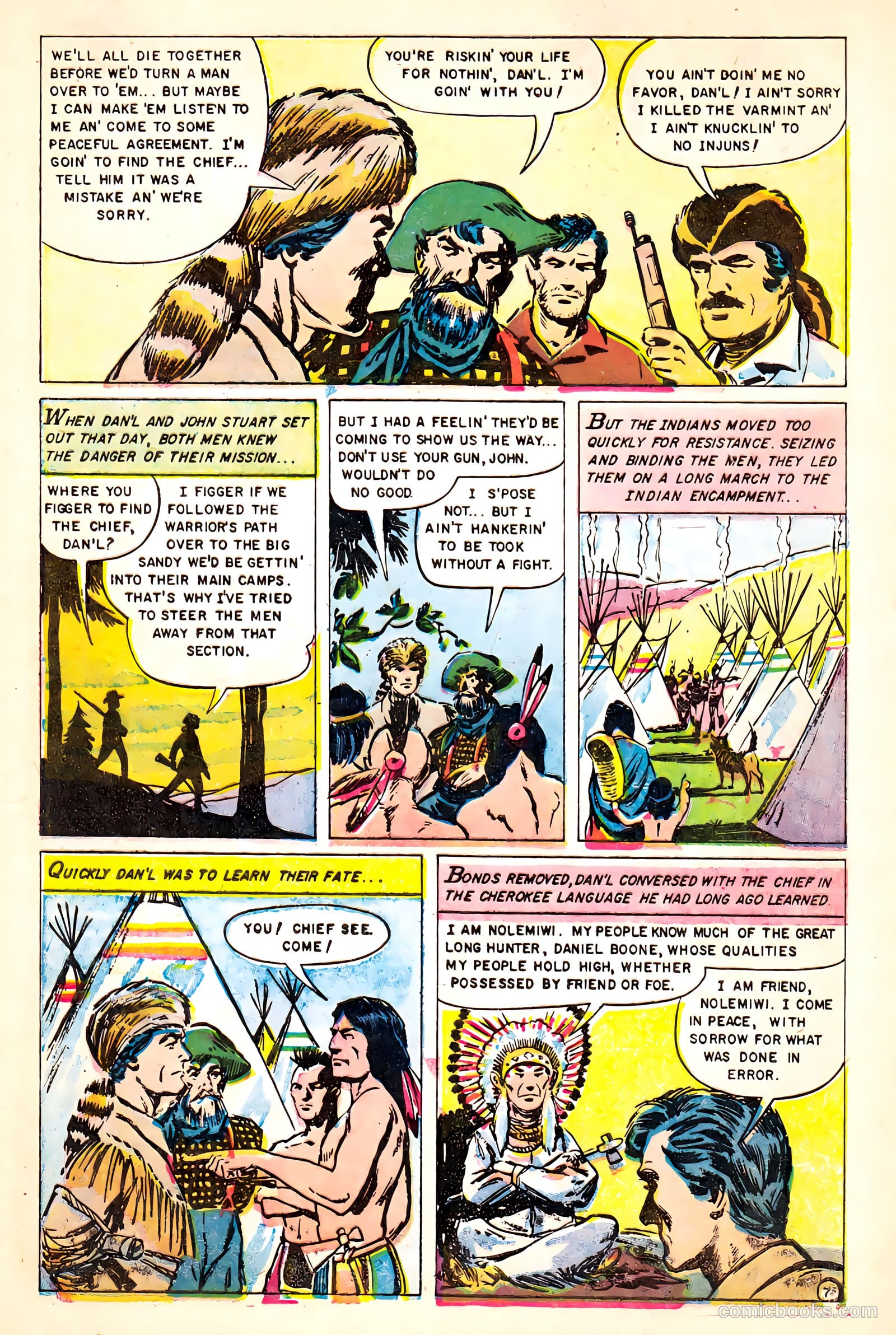 Heroes of the Wild Frontier #1 (1956) — page 9 of 36