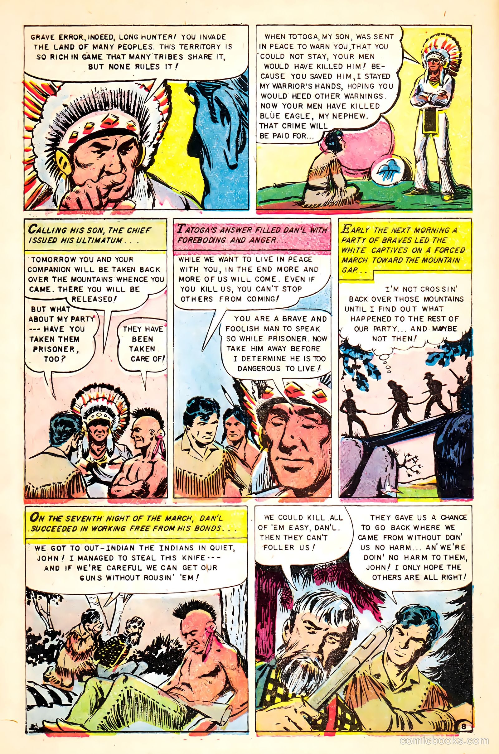 Heroes of the Wild Frontier #1 (1956) — page 10 of 36
