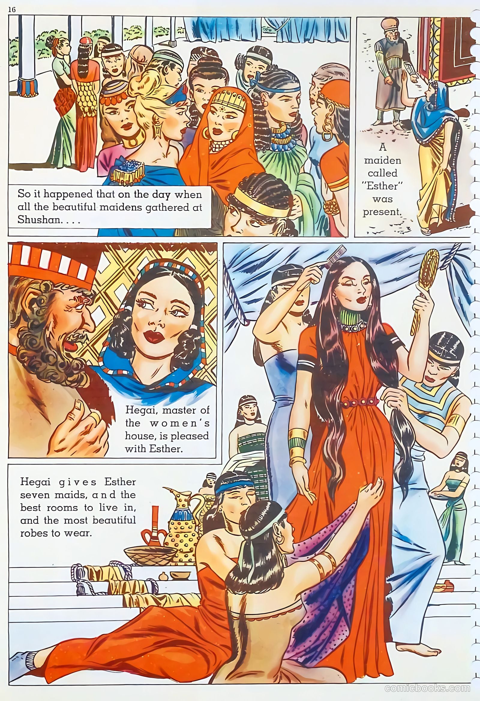 The Life of Esther Visualized #nn (1947) — page 17 of 48