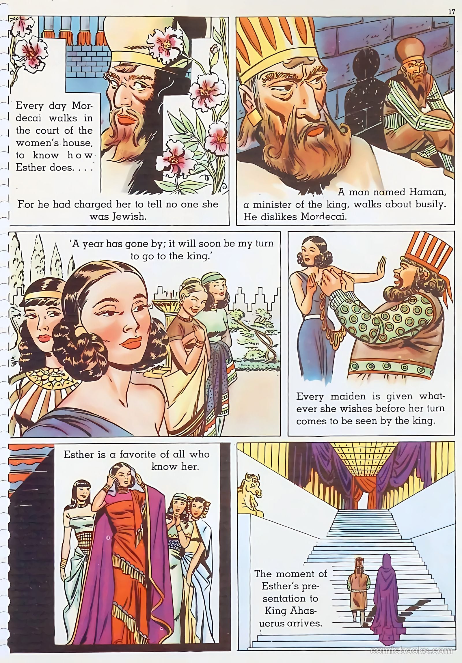 The Life of Esther Visualized #nn (1947) — page 18 of 48