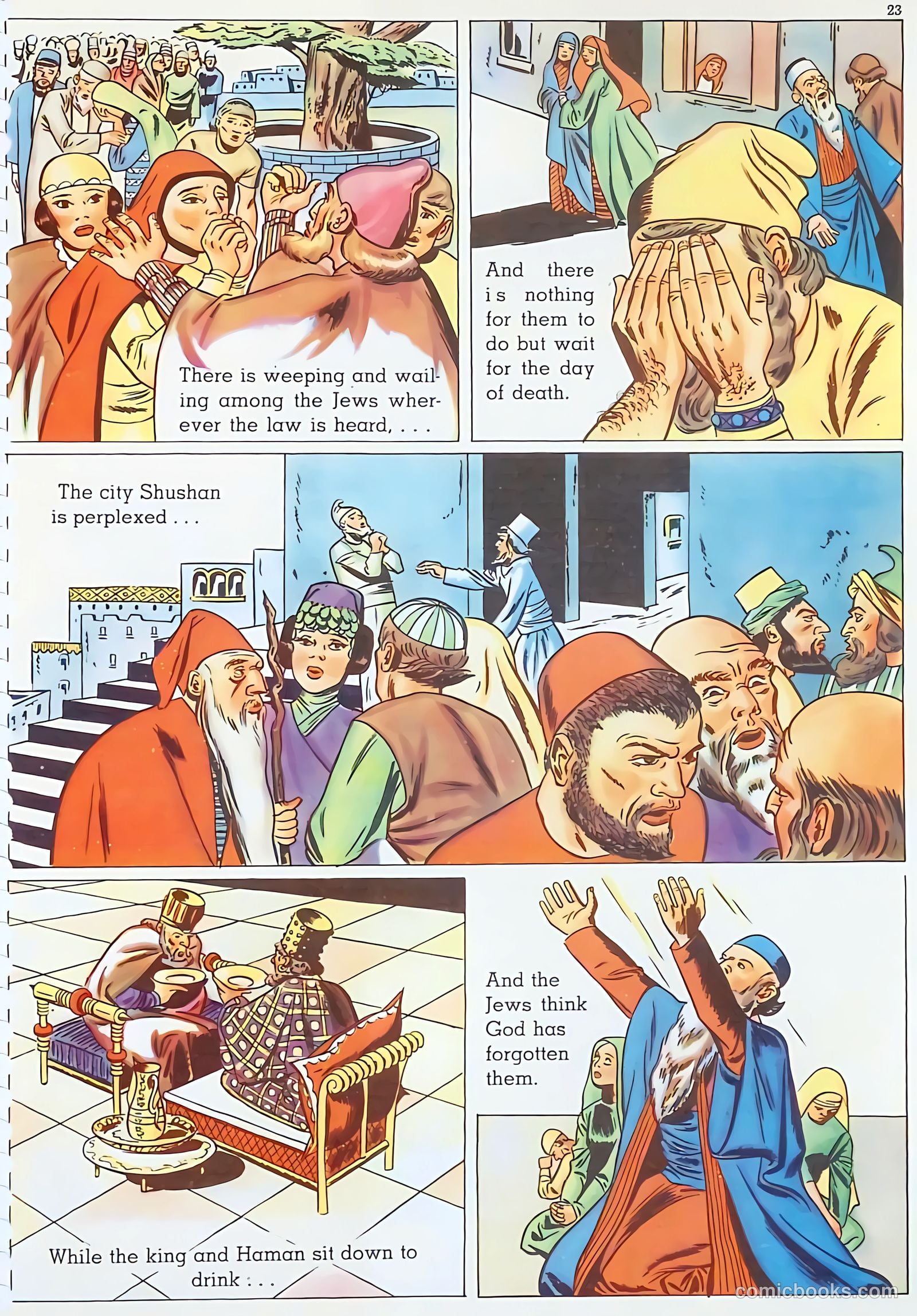 The Life of Esther Visualized #nn (1947) — page 24 of 48