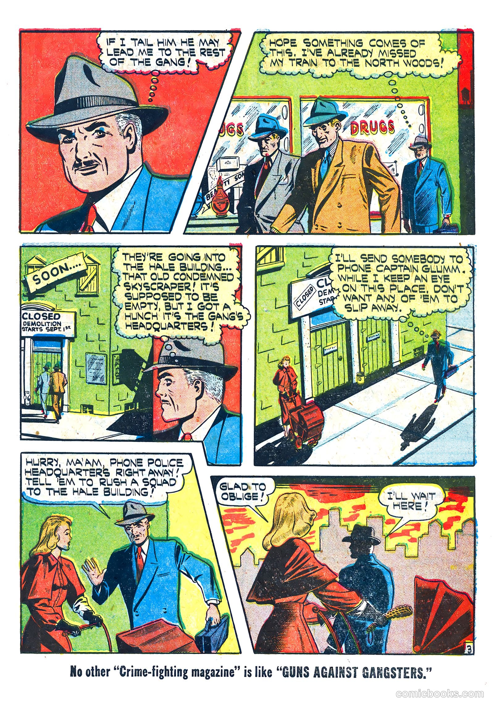 Guns Against Gangsters #1 (1948) — page 5 of 36