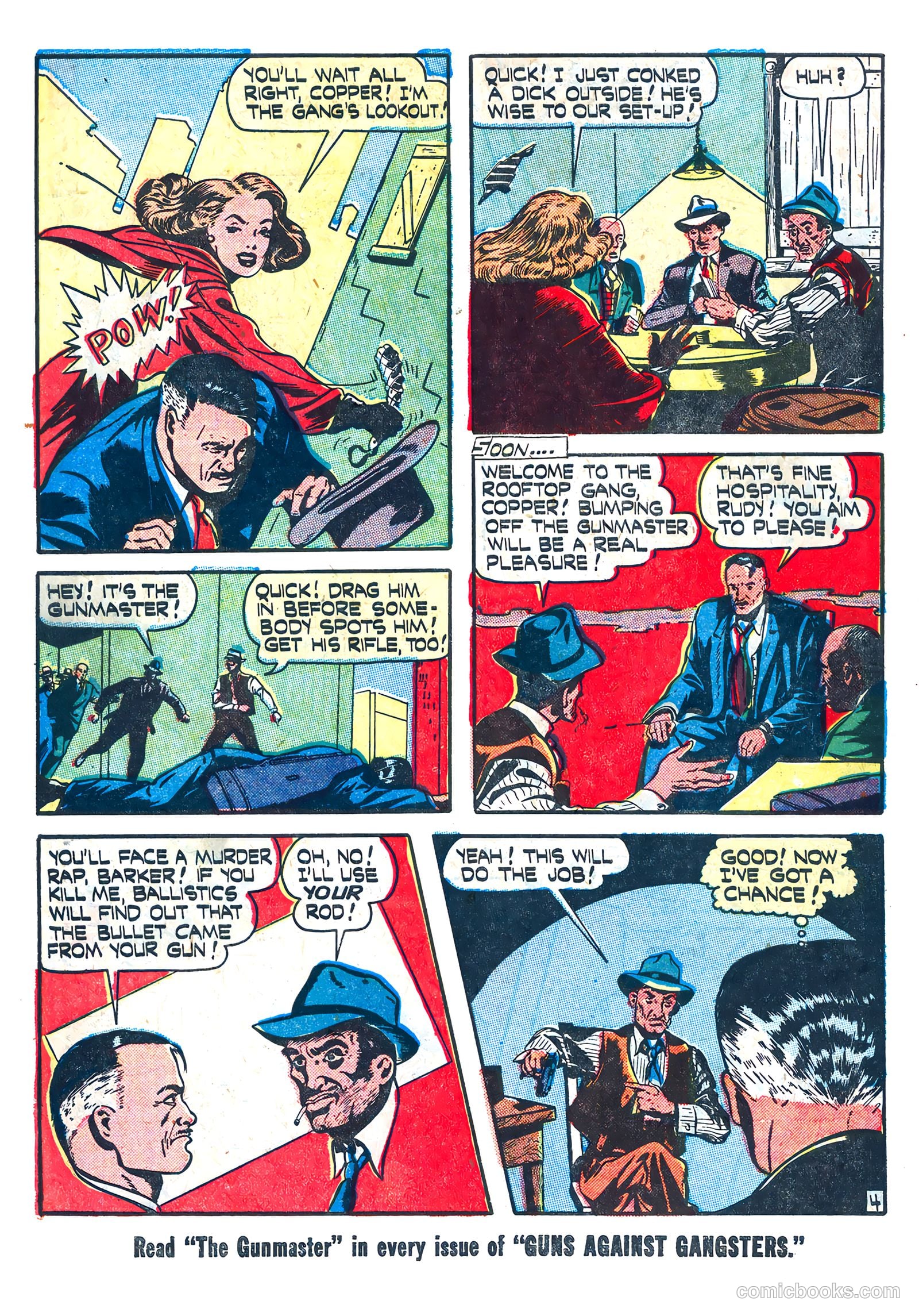 Guns Against Gangsters #1 (1948) — page 6 of 36