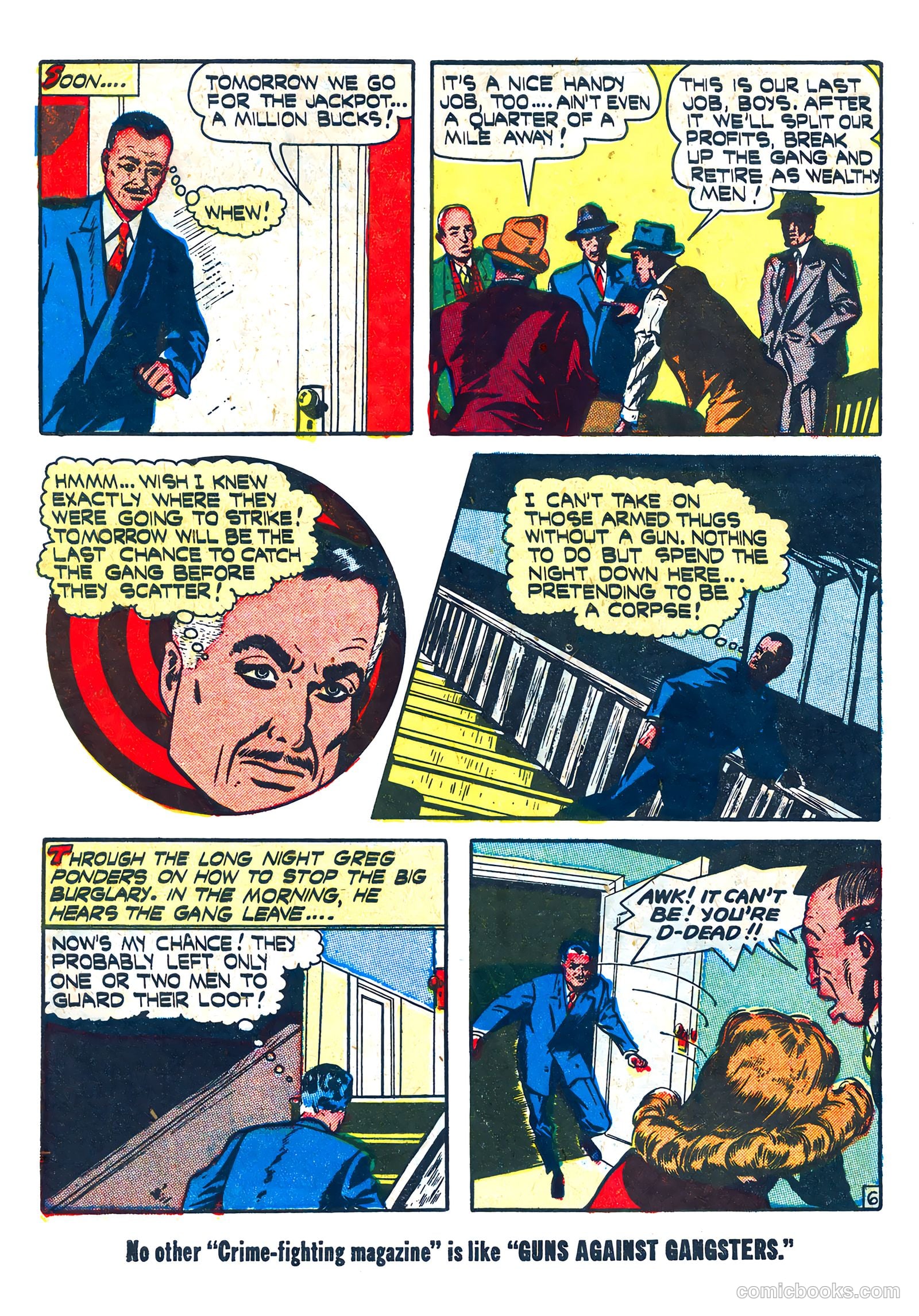 Guns Against Gangsters #1 (1948) — page 8 of 36