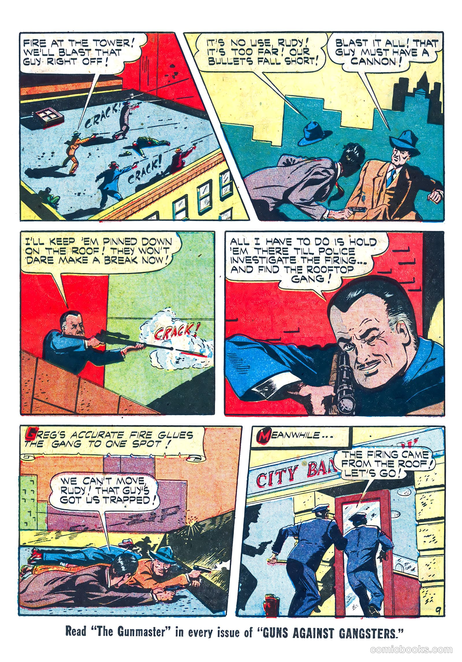 Guns Against Gangsters #1 (1948) — page 11 of 36