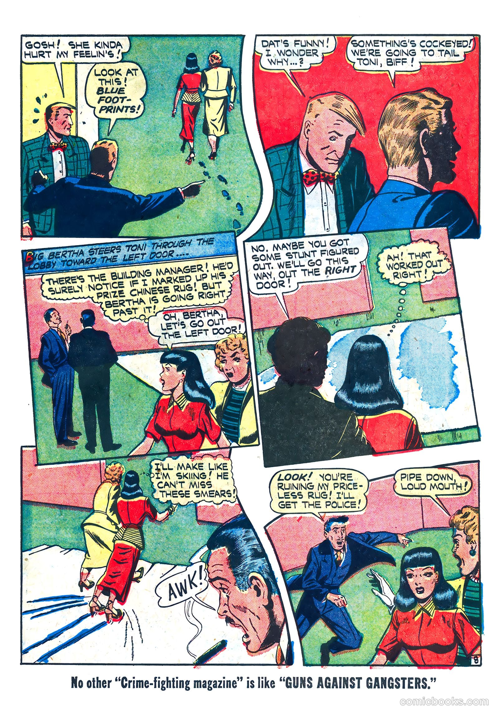 Guns Against Gangsters #1 (1948) — page 23 of 36