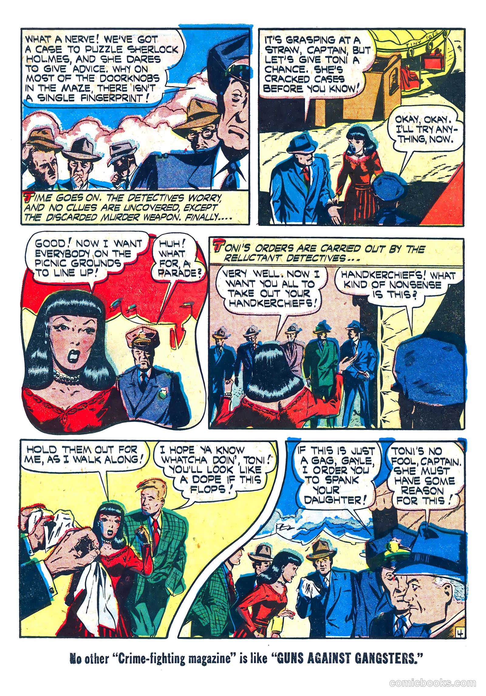 Guns Against Gangsters #1 (1948) — page 32 of 36
