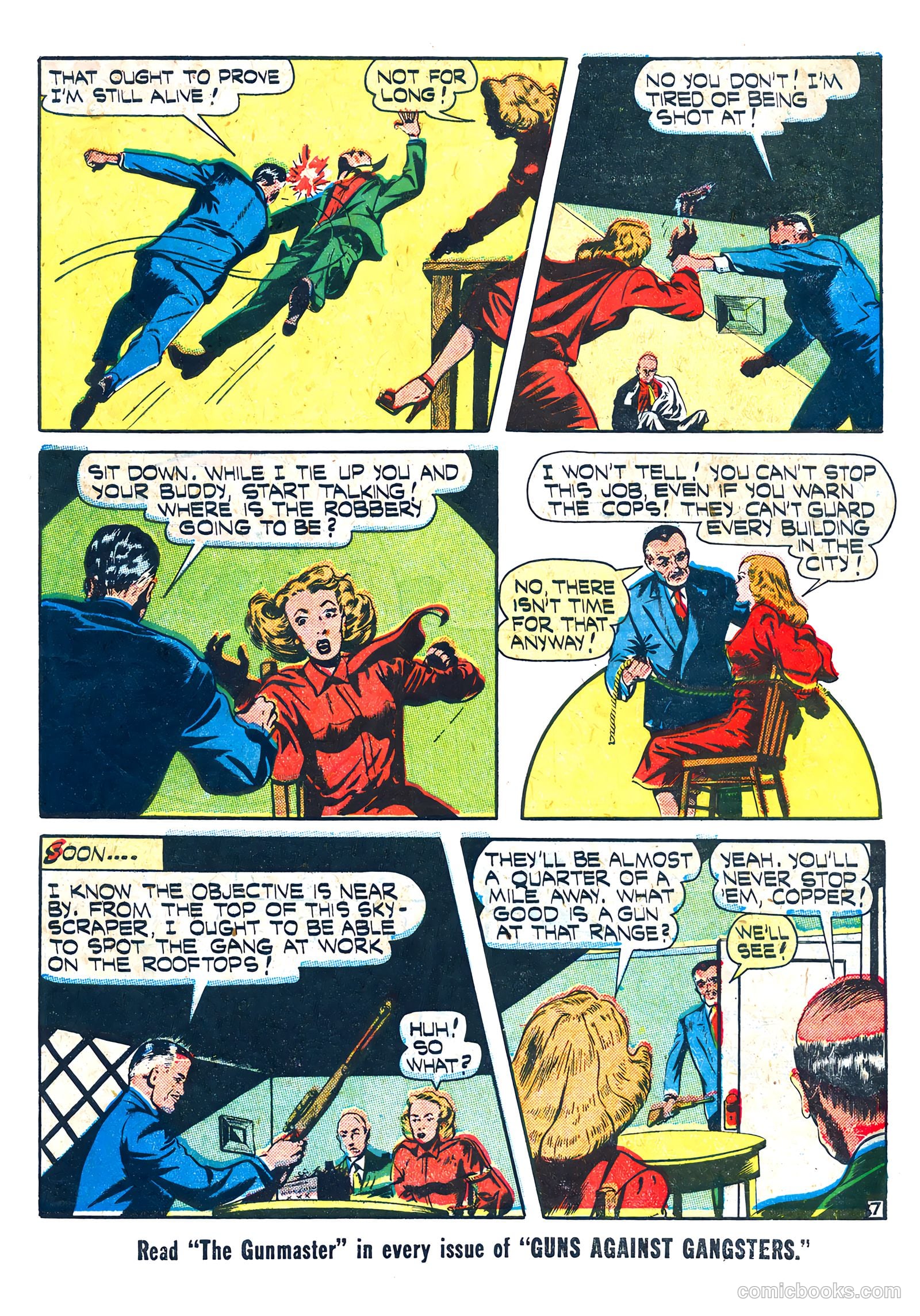 Guns Against Gangsters #7 (1948) — page 9 of 36