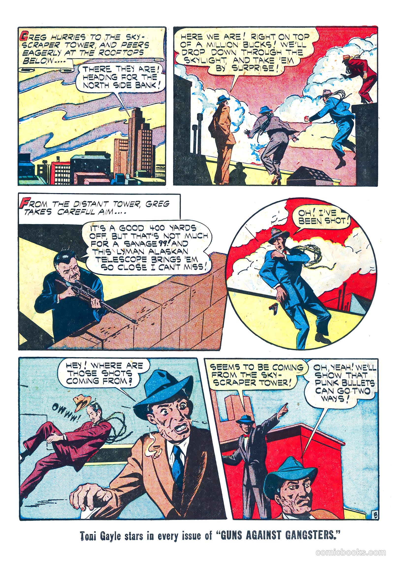 Guns Against Gangsters #7 (1948) — page 10 of 36