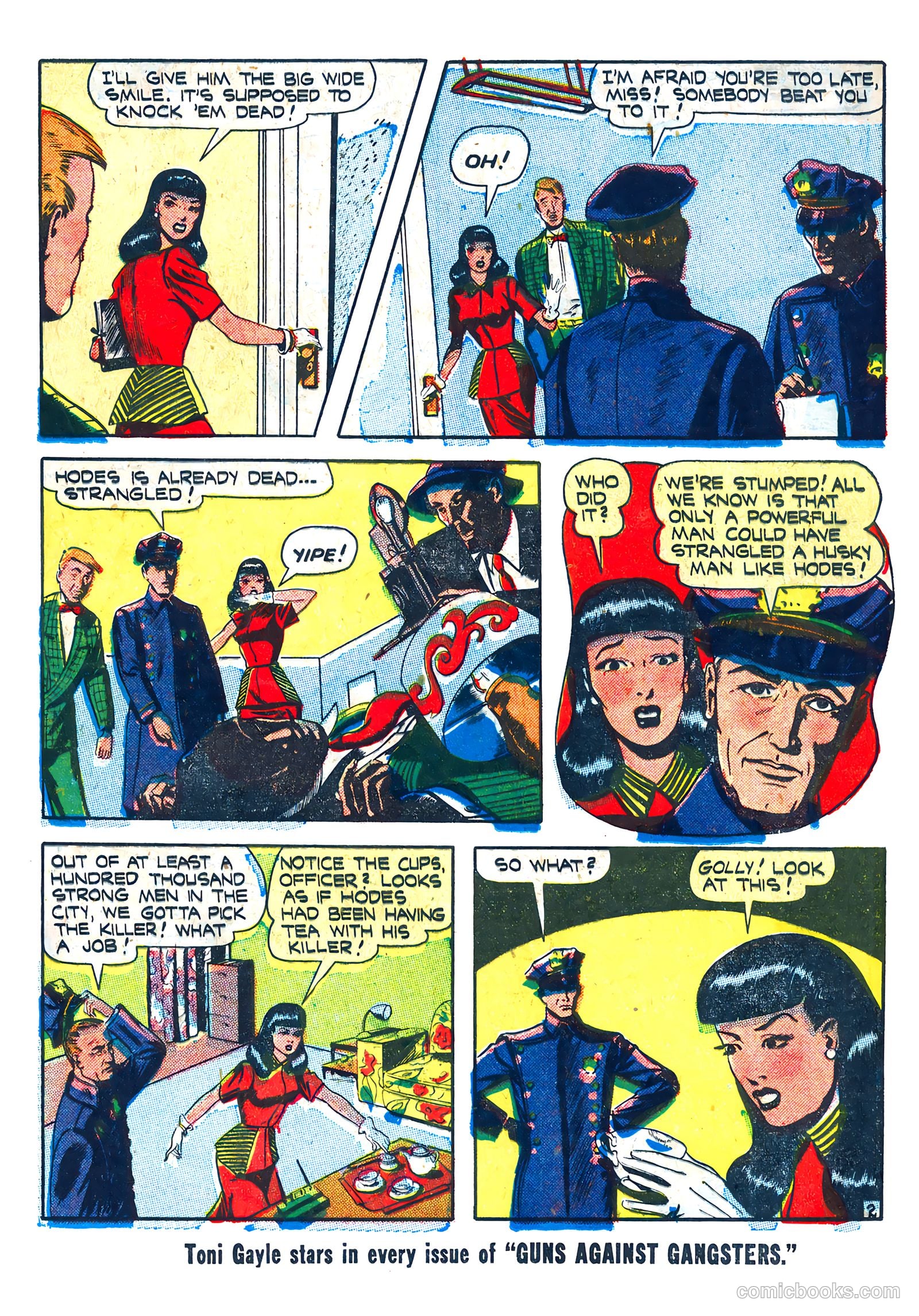 Guns Against Gangsters #7 (1948) — page 17 of 36