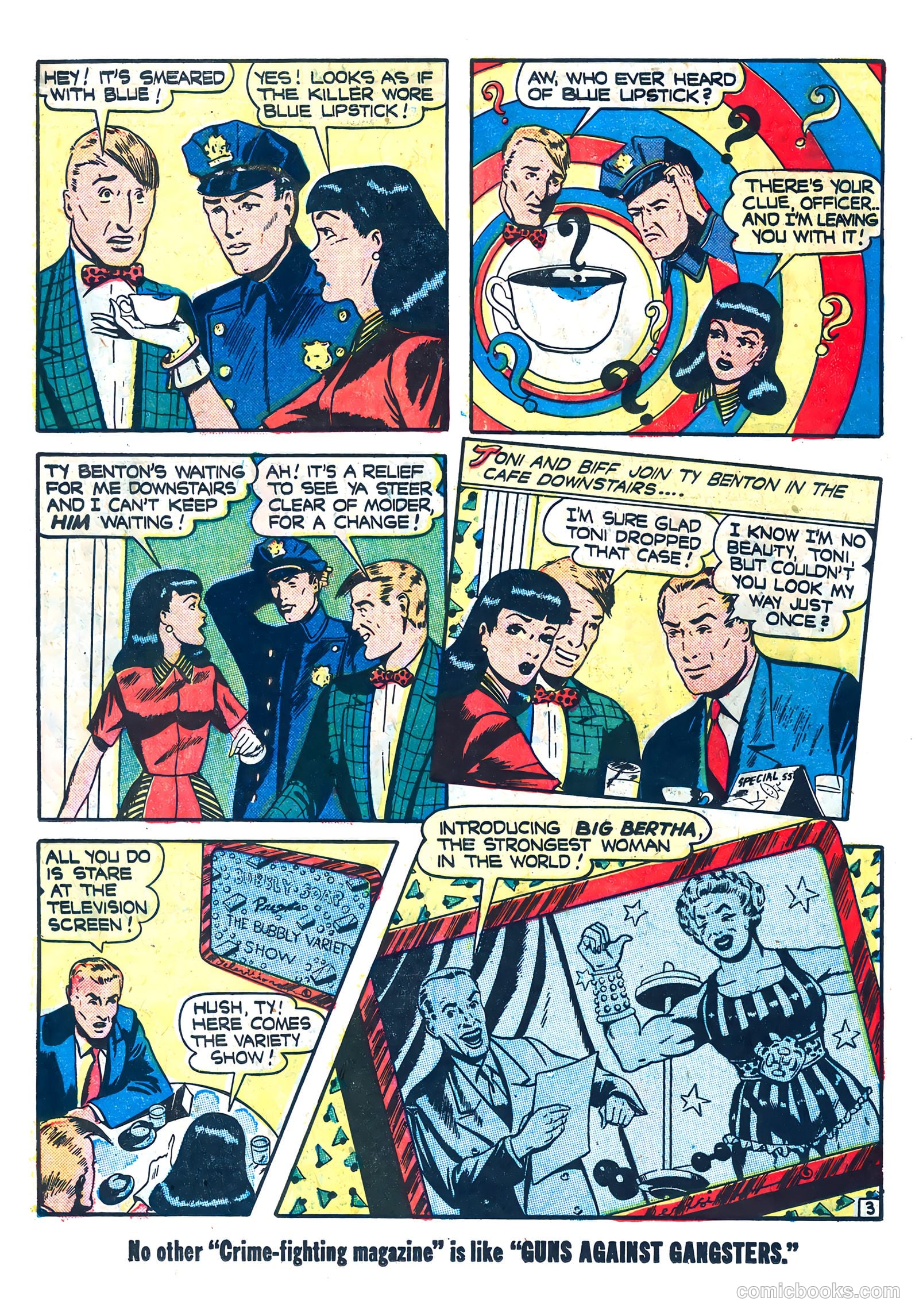 Guns Against Gangsters #7 (1948) — page 18 of 36