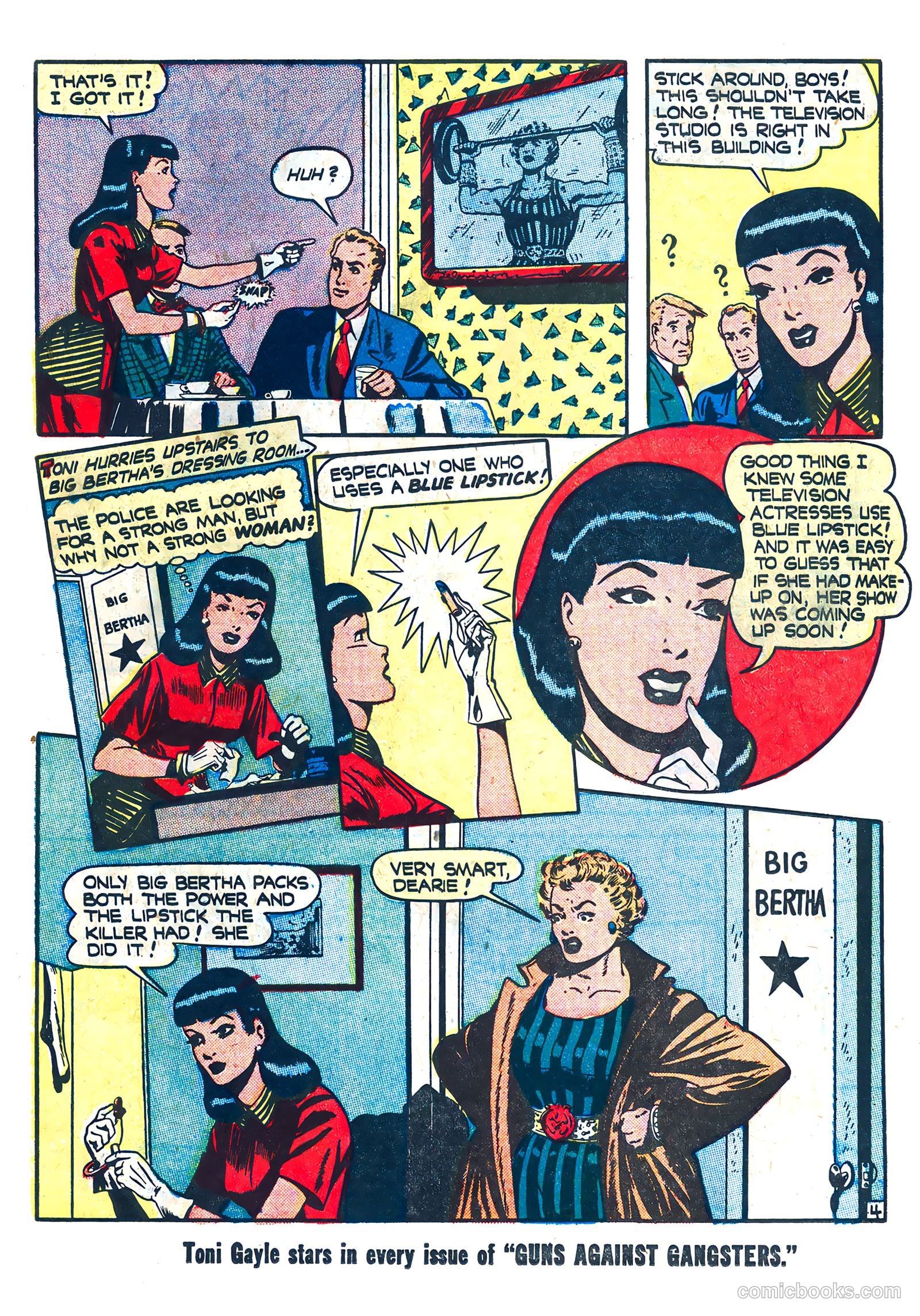 Guns Against Gangsters #7 (1948) — page 19 of 36