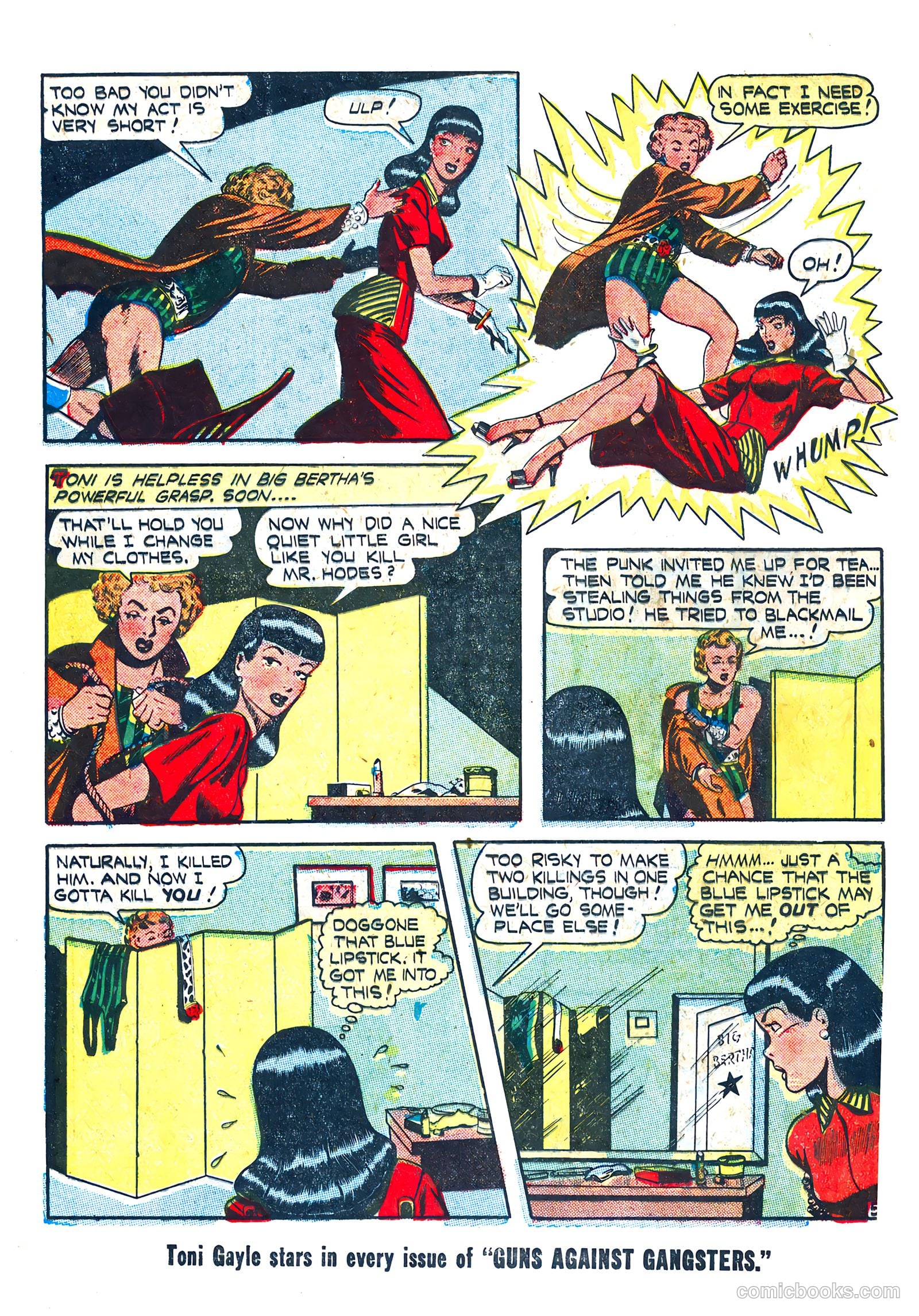Guns Against Gangsters #7 (1948) — page 20 of 36