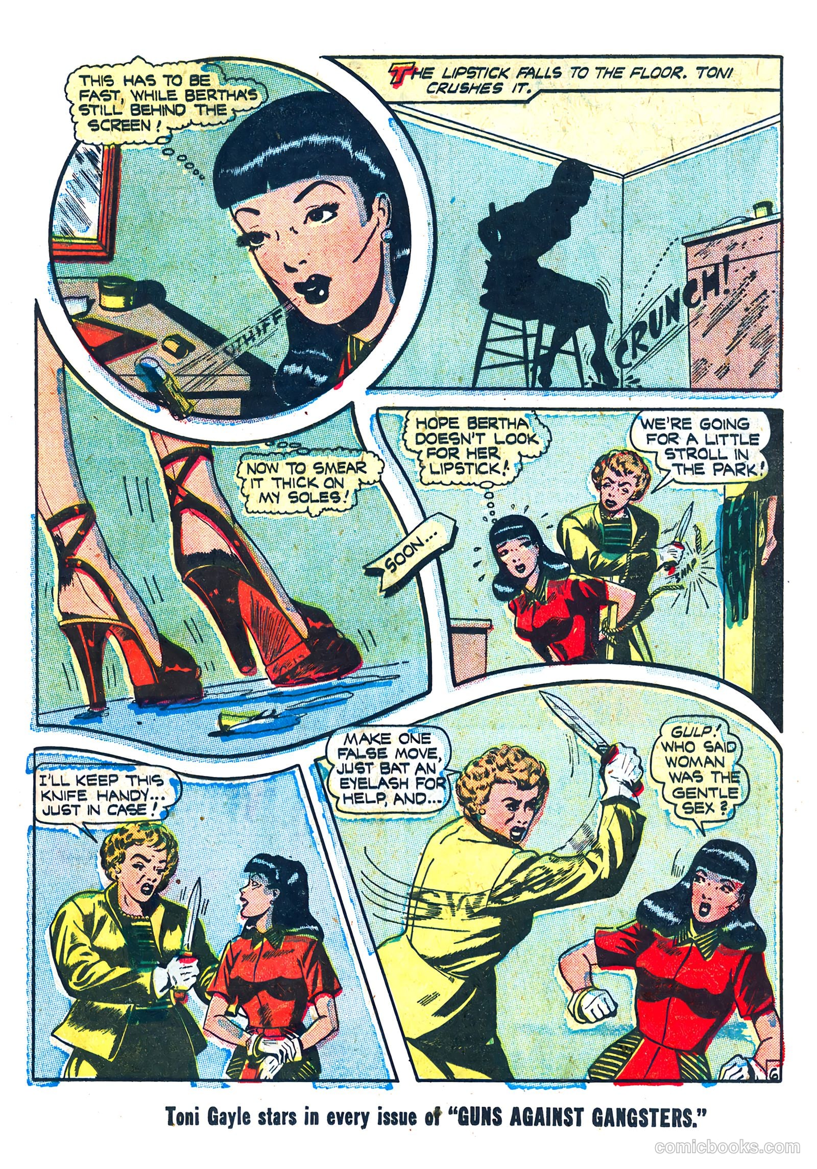 Guns Against Gangsters #7 (1948) — page 21 of 36