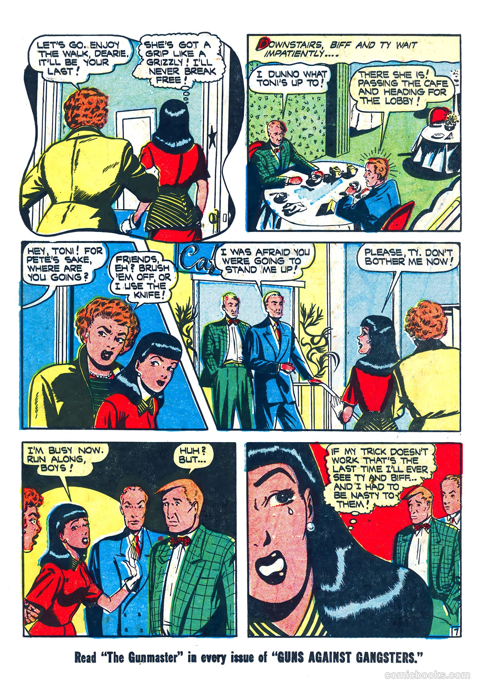 Guns Against Gangsters #7 (1948) — page 22 of 36
