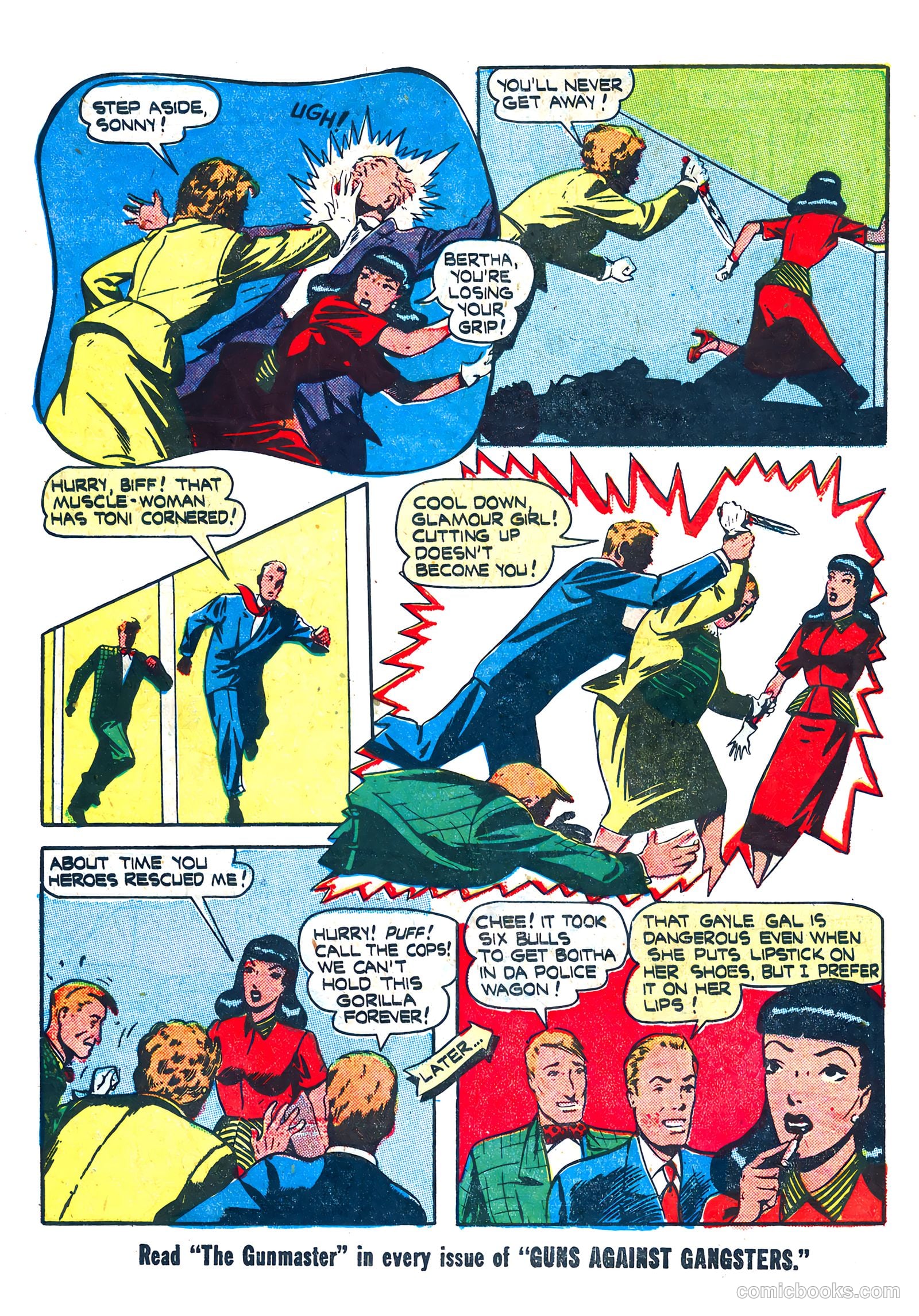 Guns Against Gangsters #7 (1948) — page 24 of 36