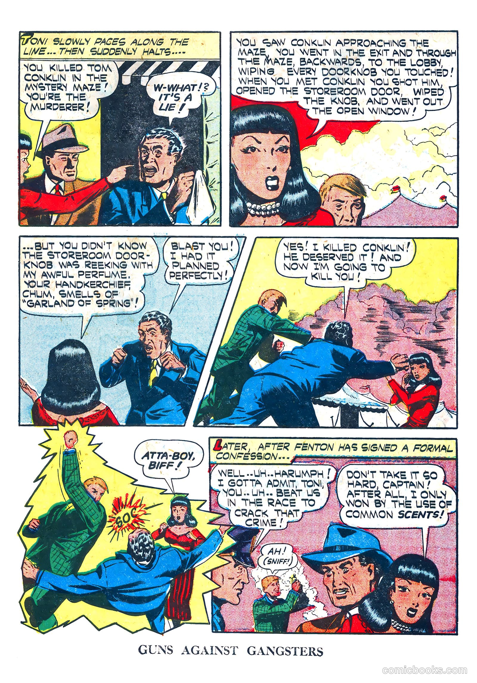 Guns Against Gangsters #7 (1948) — page 33 of 36