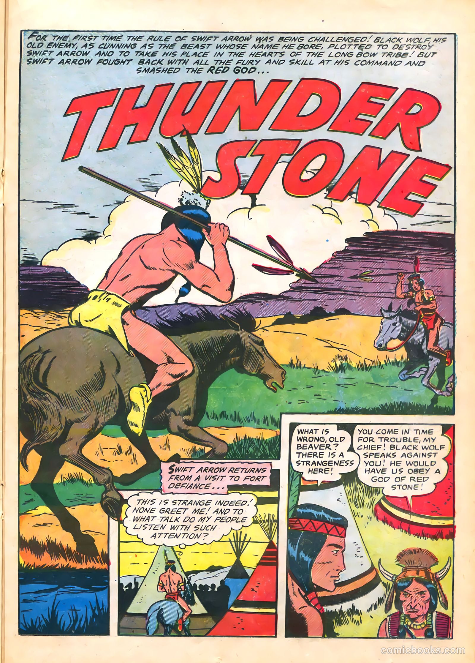 The Lone Rider #21 (1950) — page 21 of 36
