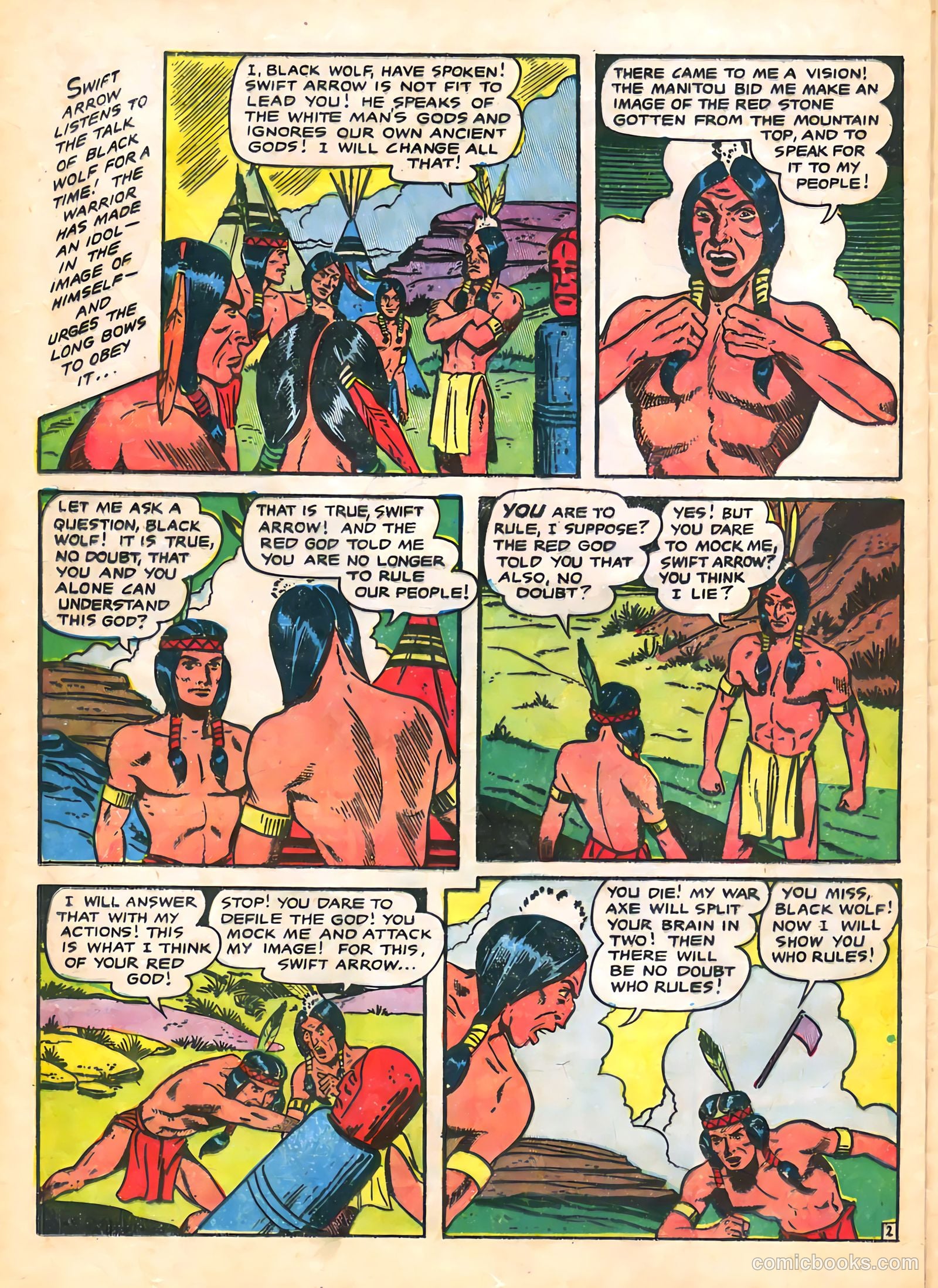 The Lone Rider #21 (1950) — page 22 of 36