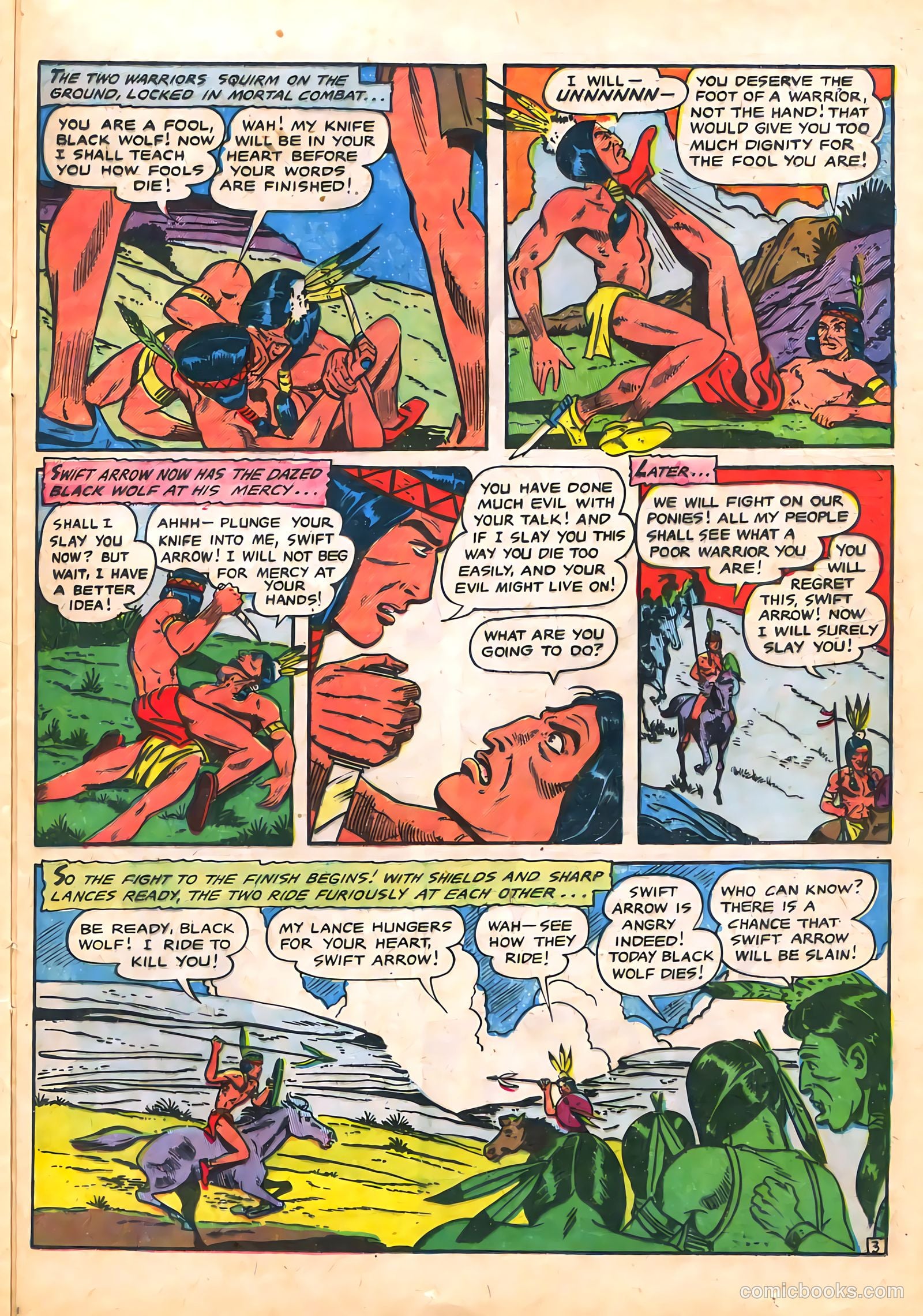 The Lone Rider #21 (1950) — page 23 of 36