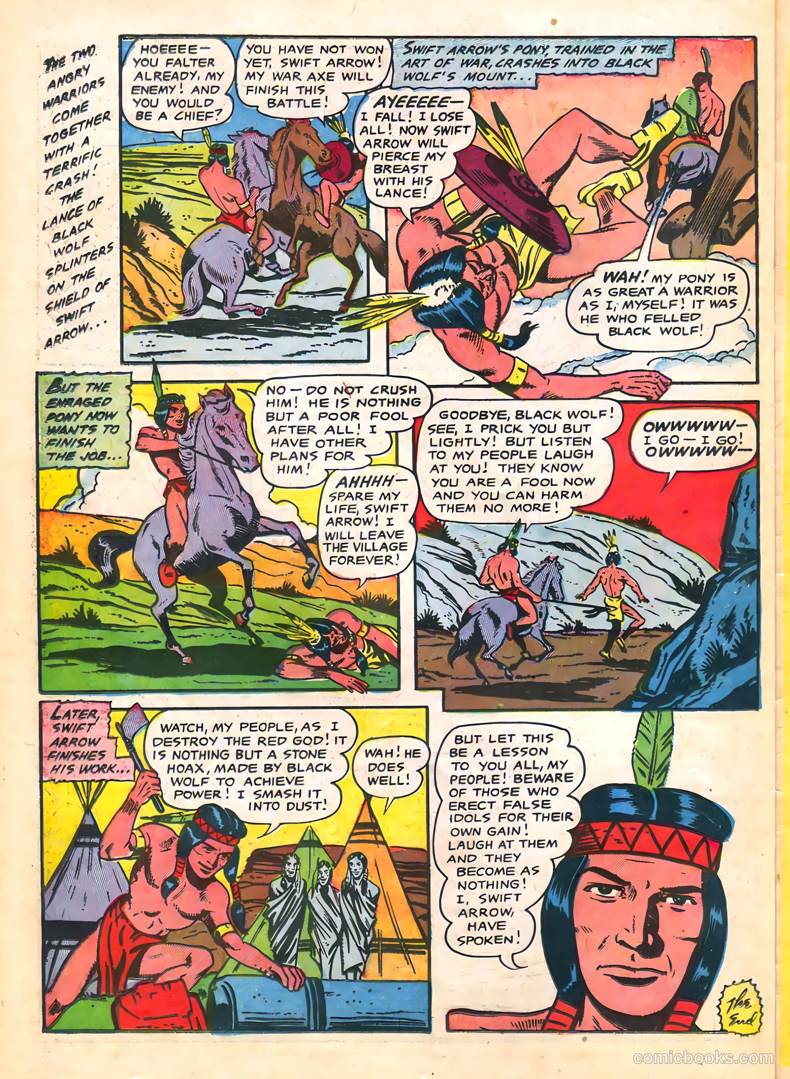 The Lone Rider #21 (1950) — page 24 of 36