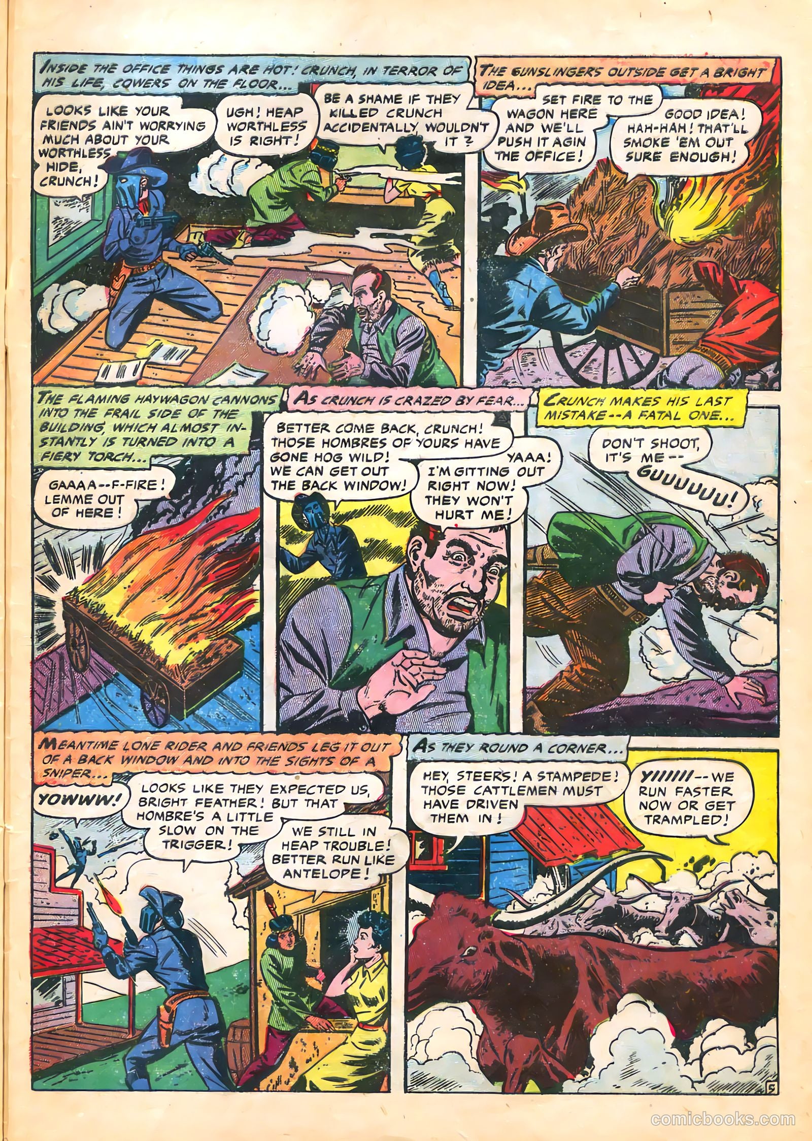 The Lone Rider #21 (1950) — page 31 of 36