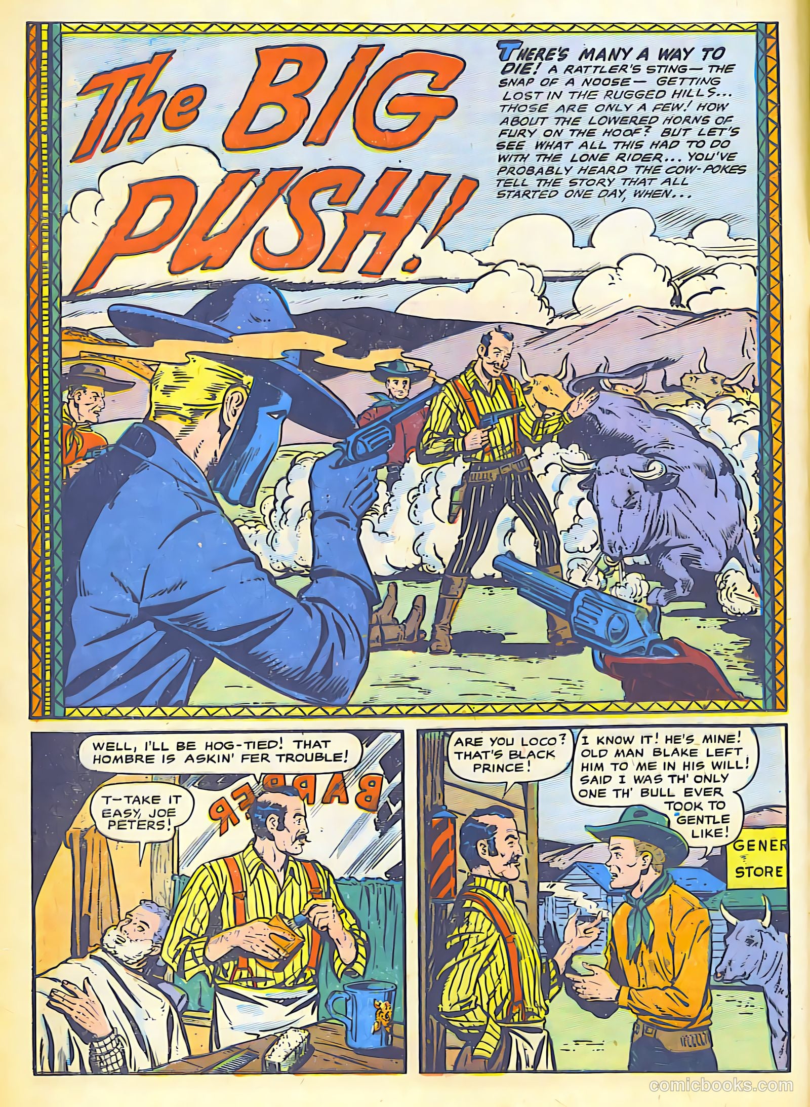 The Lone Rider #25 (1950) — page 4 of 36