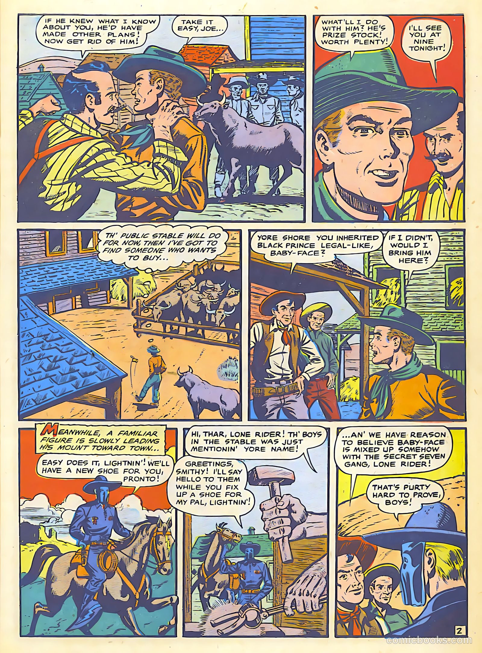 The Lone Rider #25 (1950) — page 5 of 36