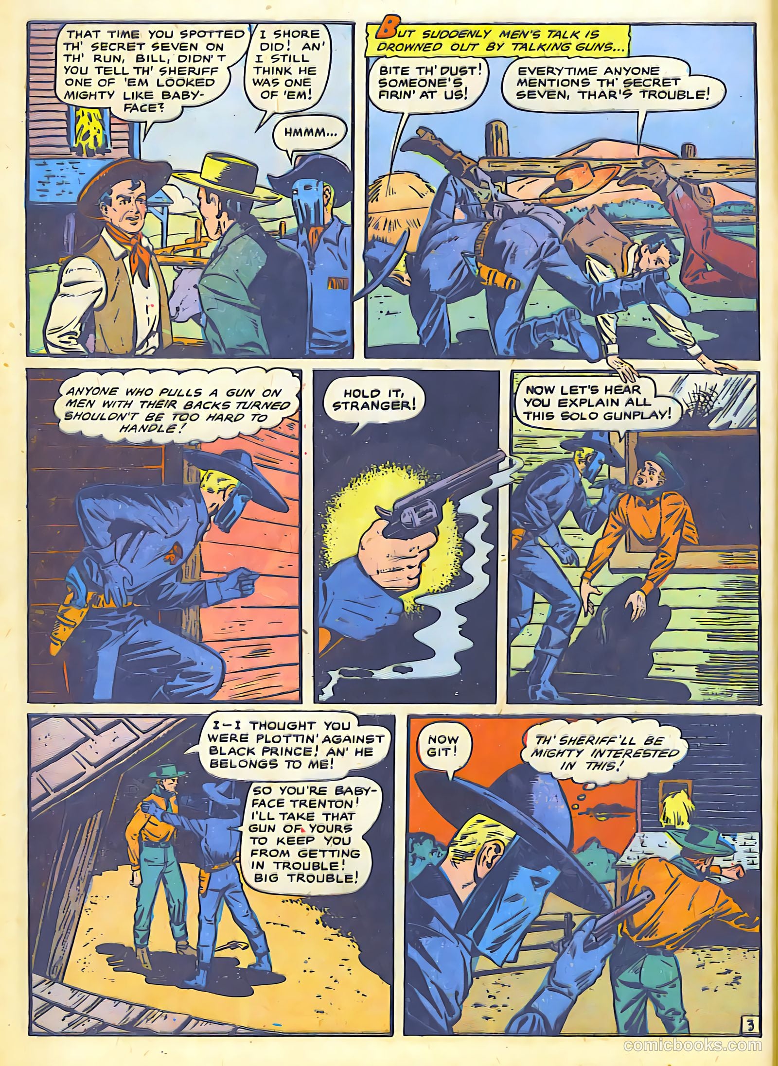 The Lone Rider #25 (1950) — page 6 of 36