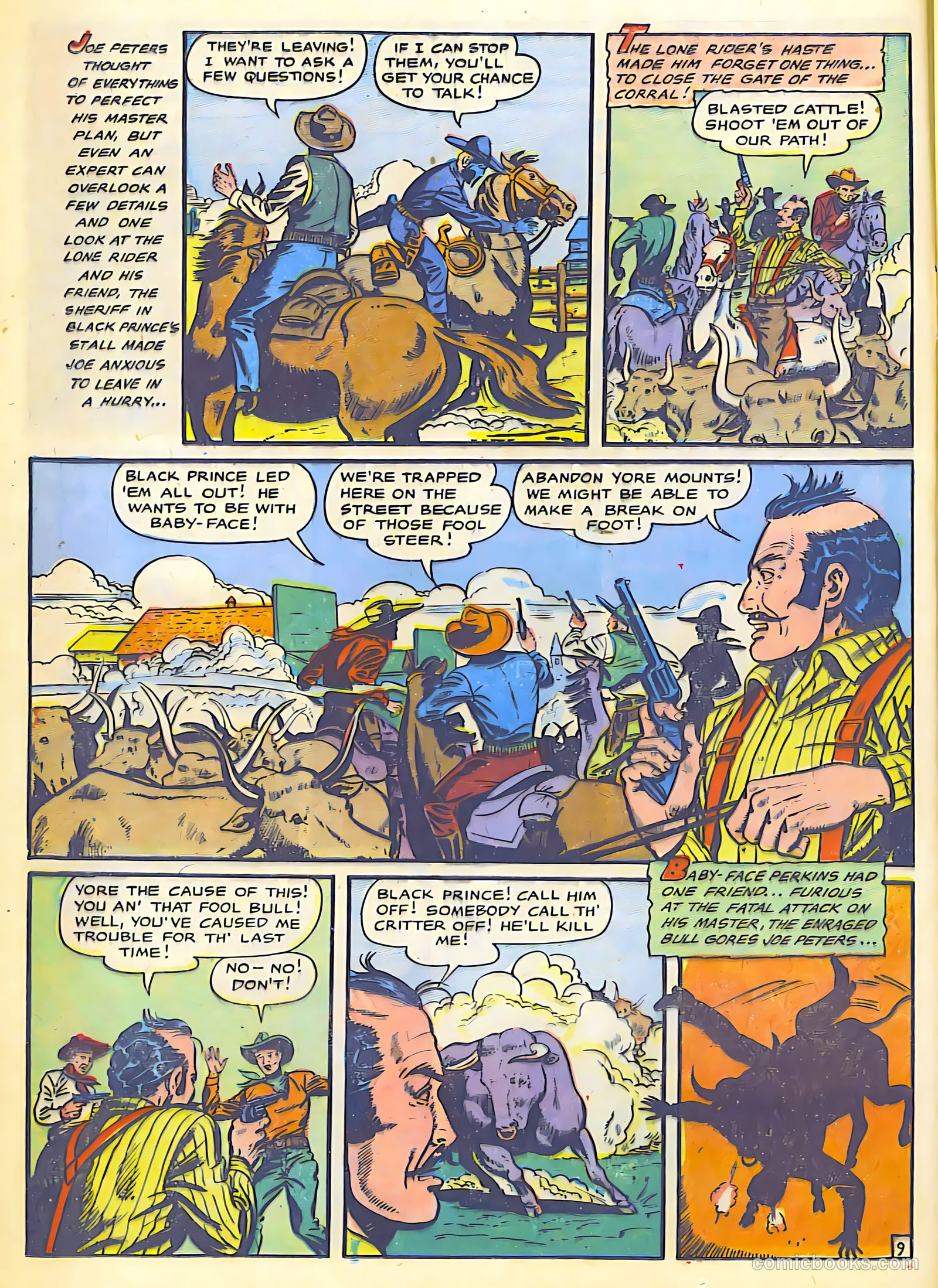 The Lone Rider #25 (1950) — page 12 of 36