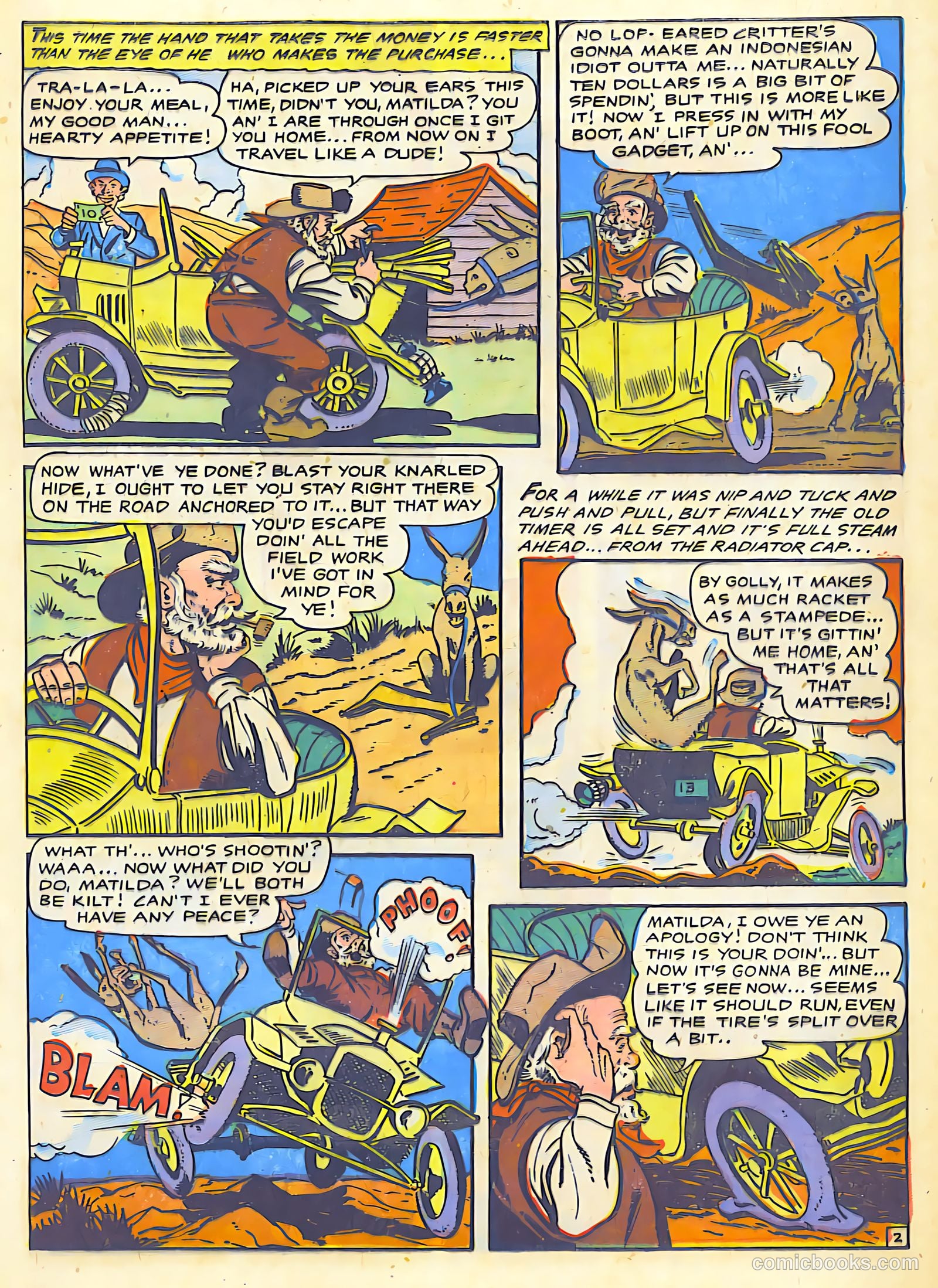 The Lone Rider #25 (1950) — page 15 of 36